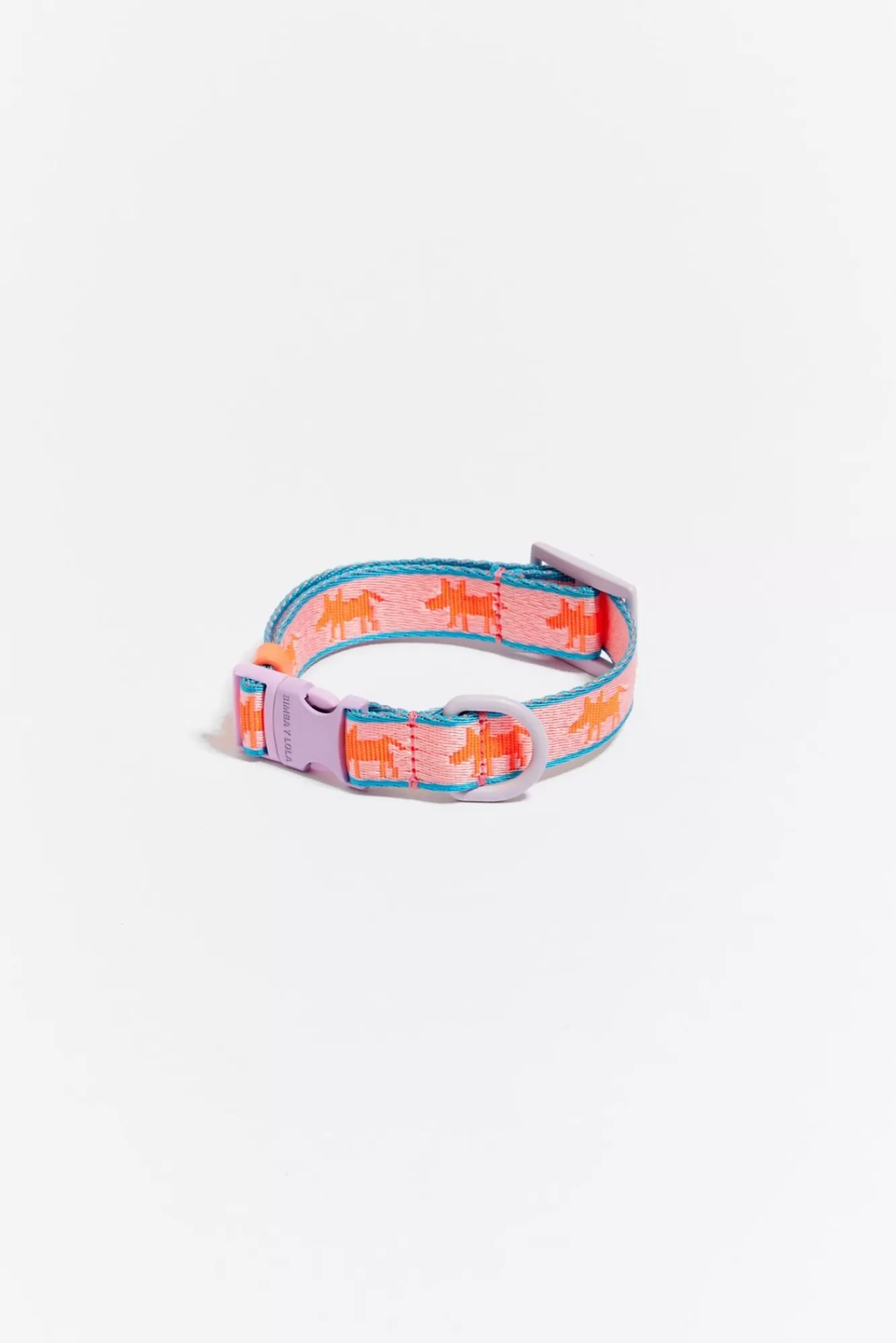 BIMBA Y LOLA Collar Mascota Logo Lola Rosa Fashion