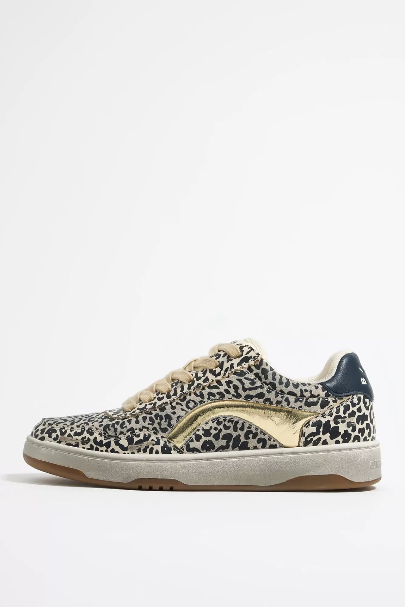 BIMBA Y LOLA Deportiva Cupsole Piel Print Leopard Beige Best Sale