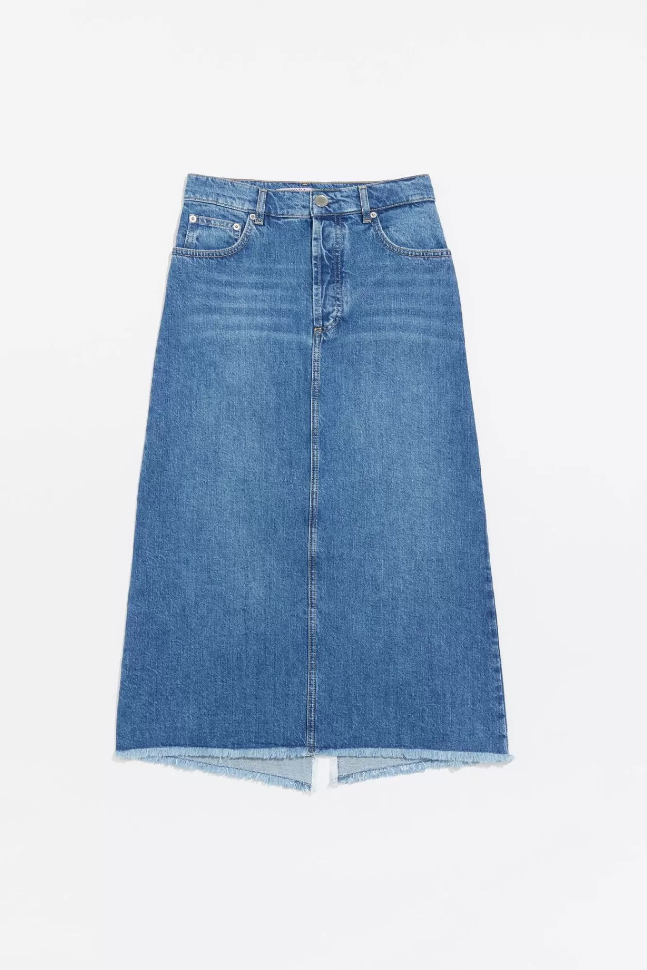 BIMBA Y LOLA Falda Midi Denim Azul Clearance