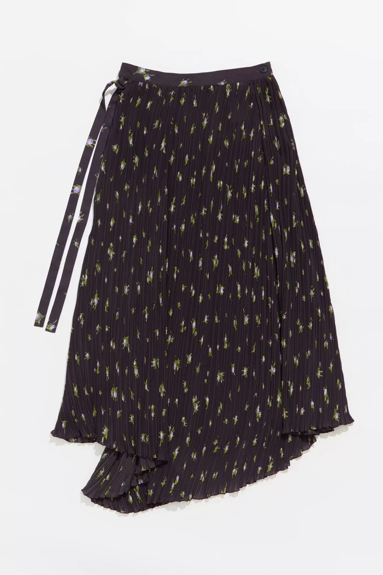 BIMBA Y LOLA Falda Midi Flowers Negra Sale