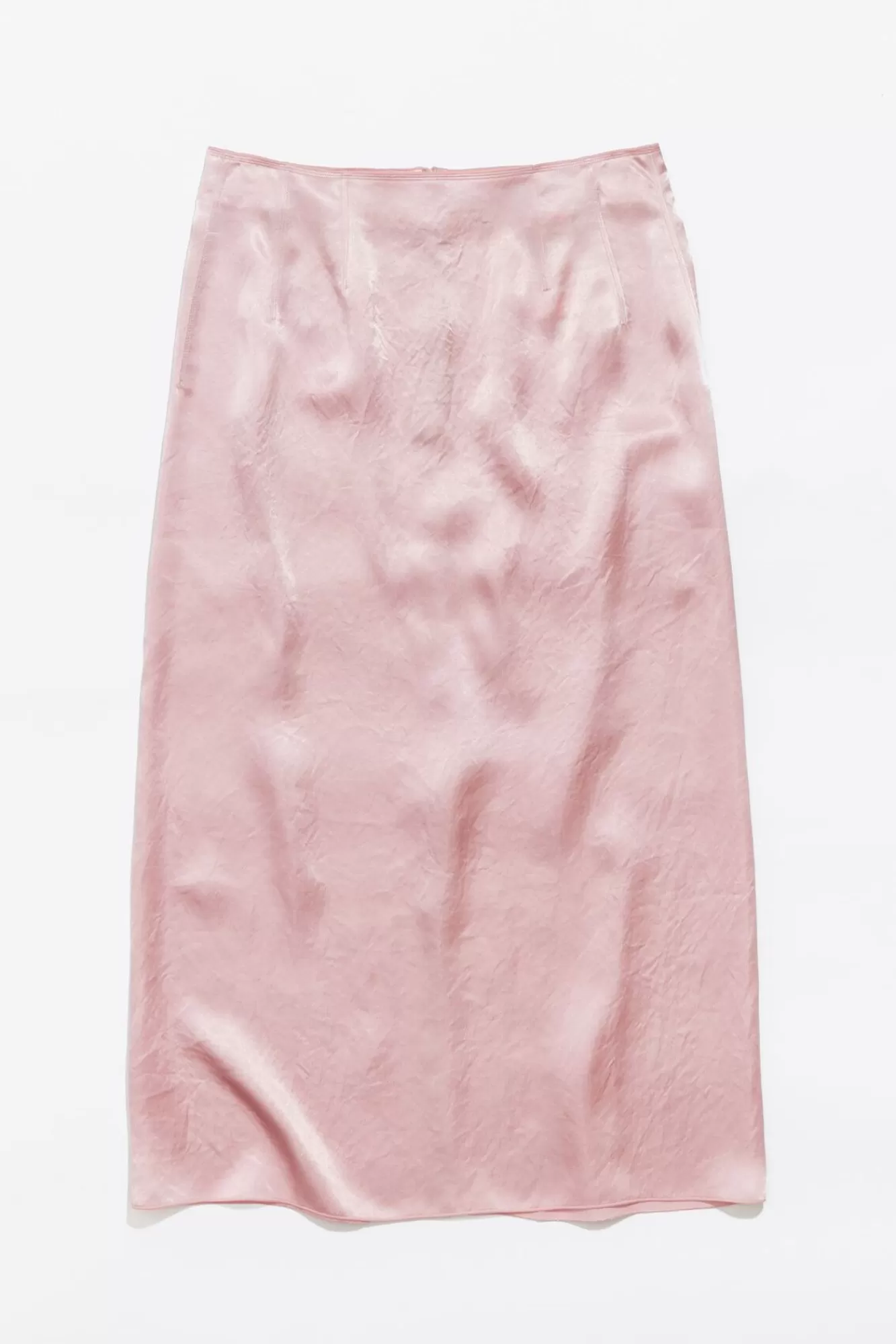 BIMBA Y LOLA Falda Midi Saten Rosa Discount