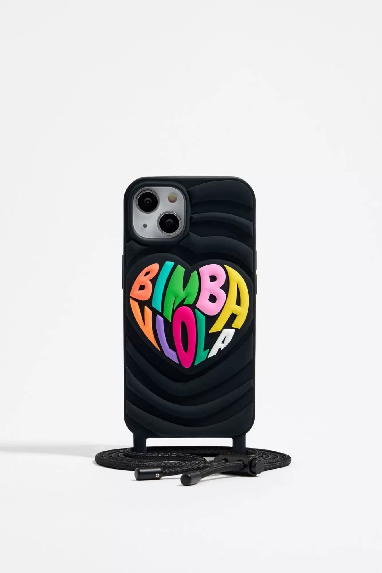 BIMBA Y LOLA Funda Iphone 13 Silicona Negra Hot