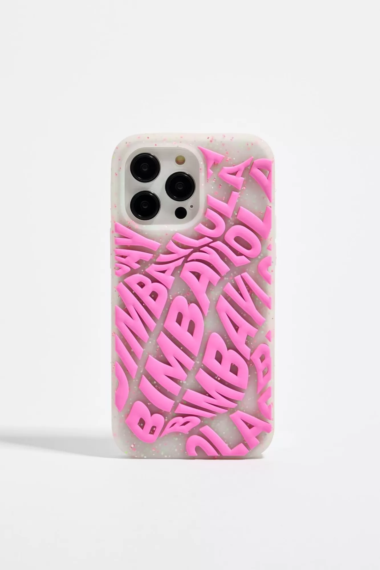 BIMBA Y LOLA Funda Iphone 14 Pro Max Silicona Logo Rosa Shop