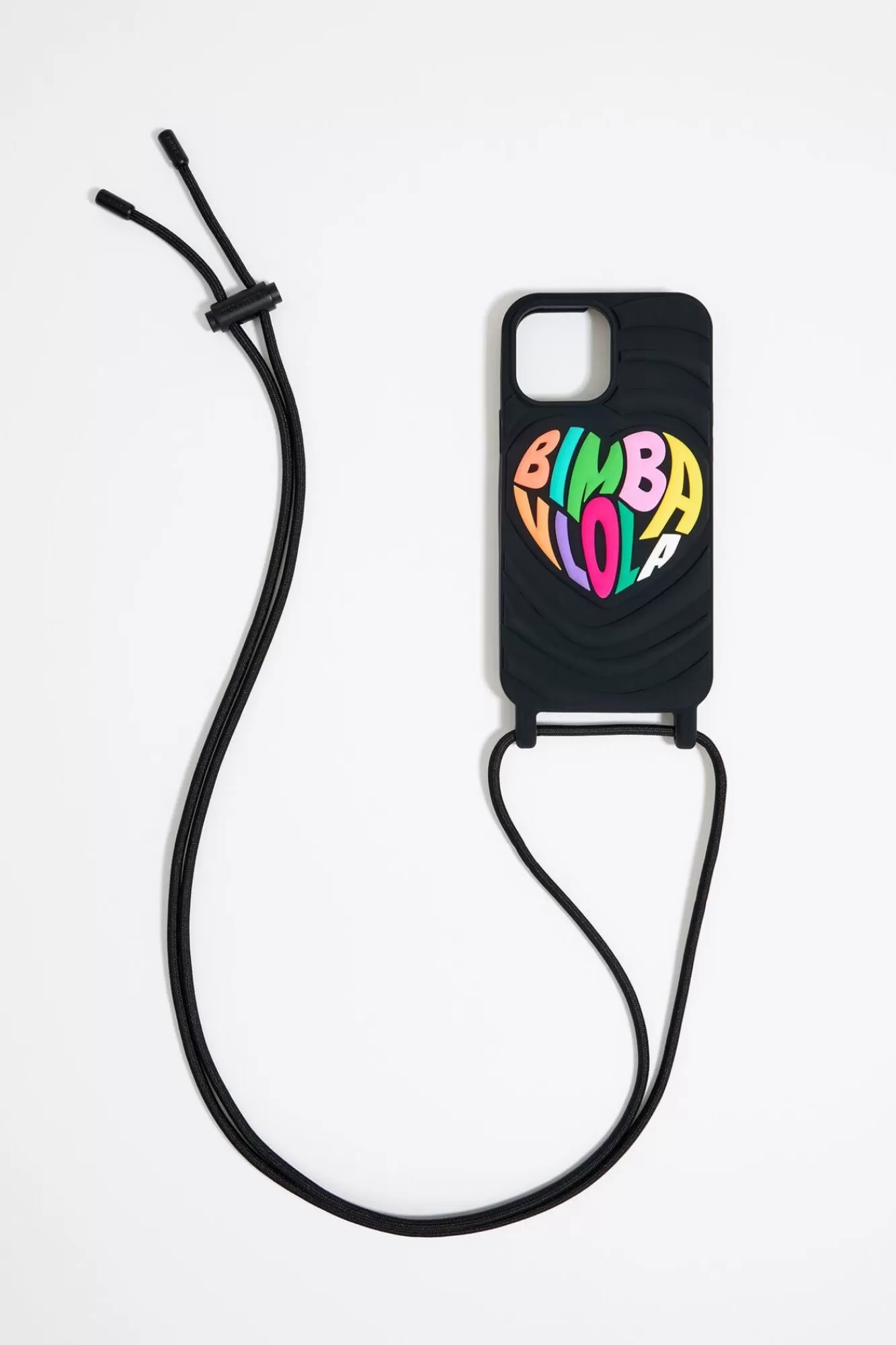 BIMBA Y LOLA Funda Iphone 15 Silicona Negra Fashion