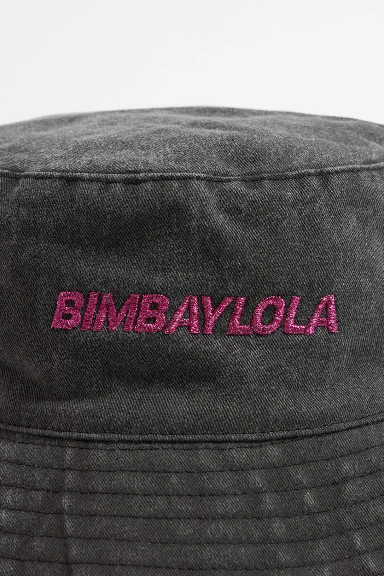 BIMBA Y LOLA Gorro Bucket Algodon Negro Fashion