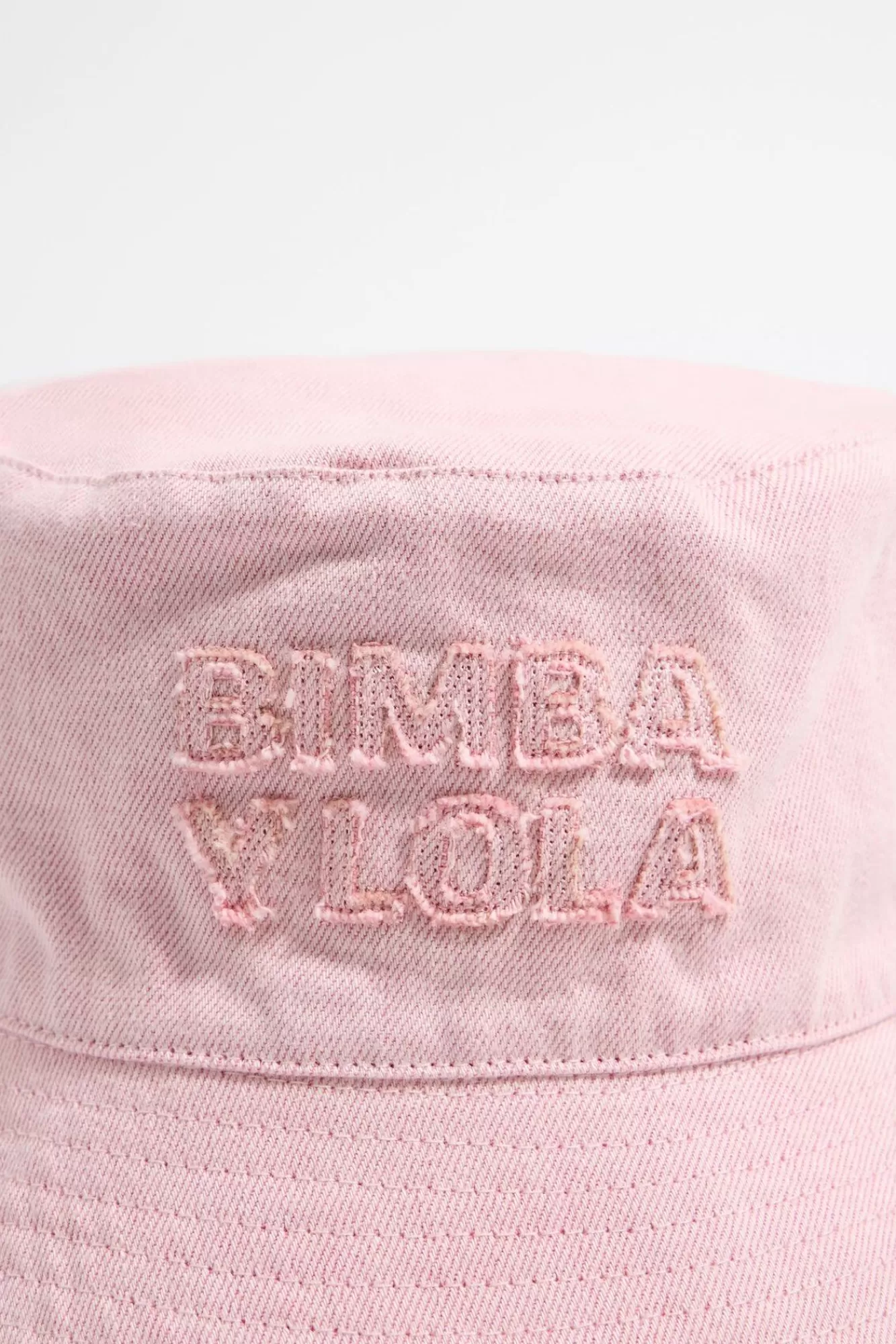 BIMBA Y LOLA Gorro Bucket Algodon Rosa Cheap