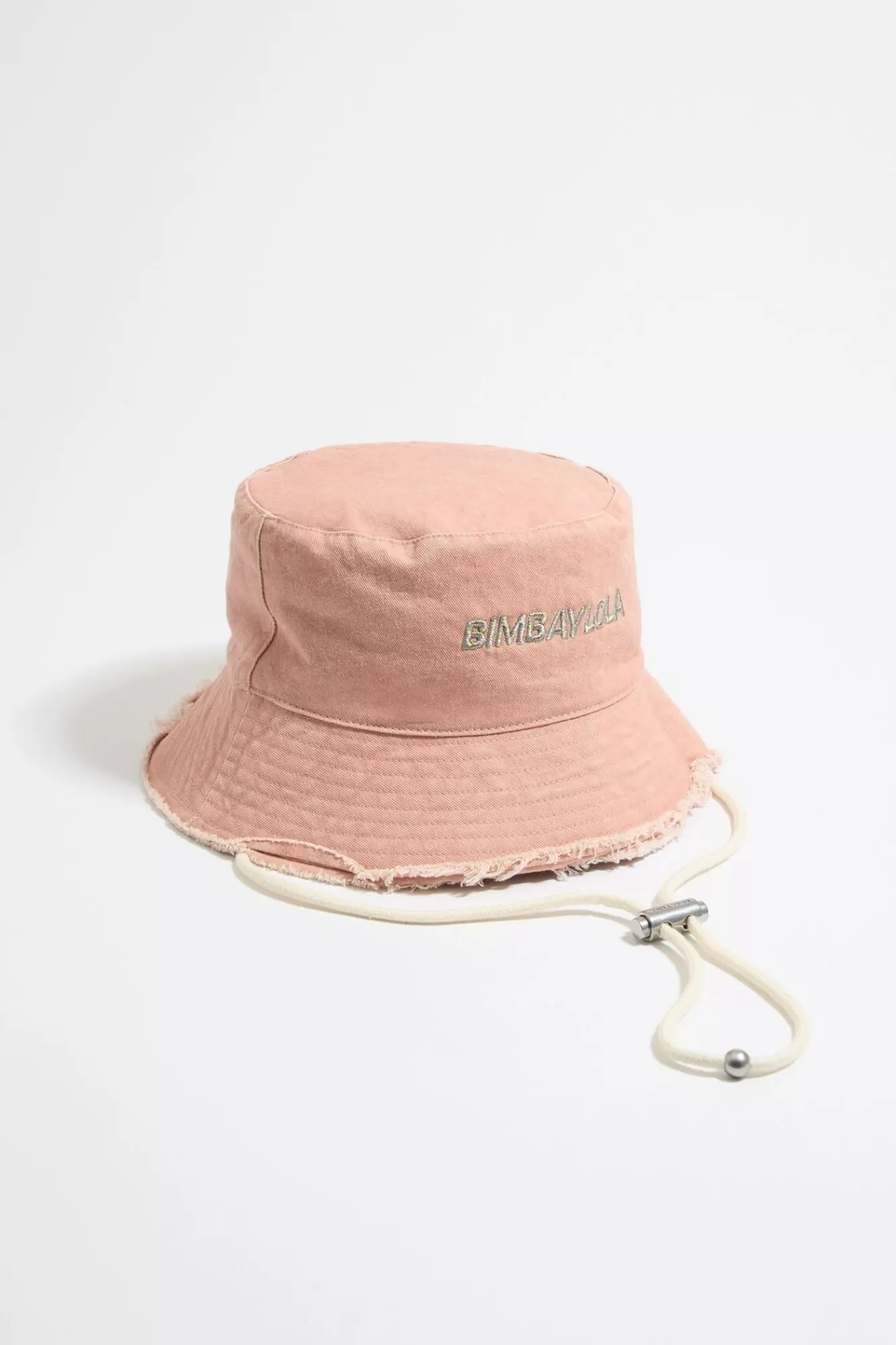 BIMBA Y LOLA Gorro Bucket Algodon Rosa Claro Fashion