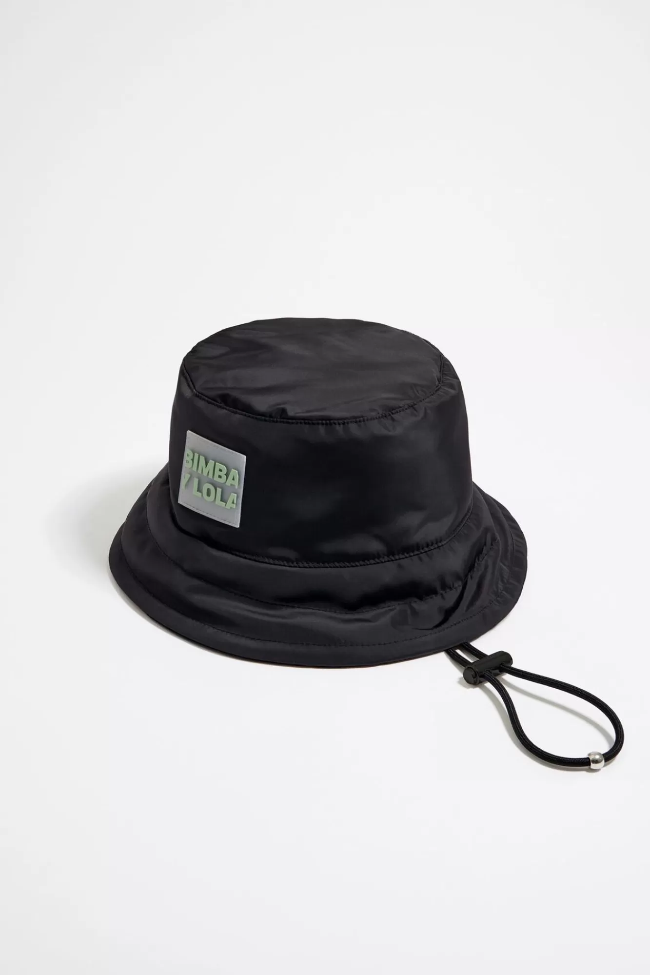 BIMBA Y LOLA Gorro Bucket Tejido Tecnico Negro New