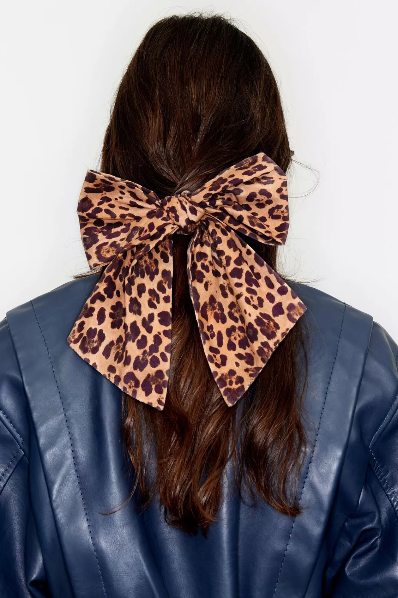 BIMBA Y LOLA Horquilla Lazo Print Leopard Natural Best