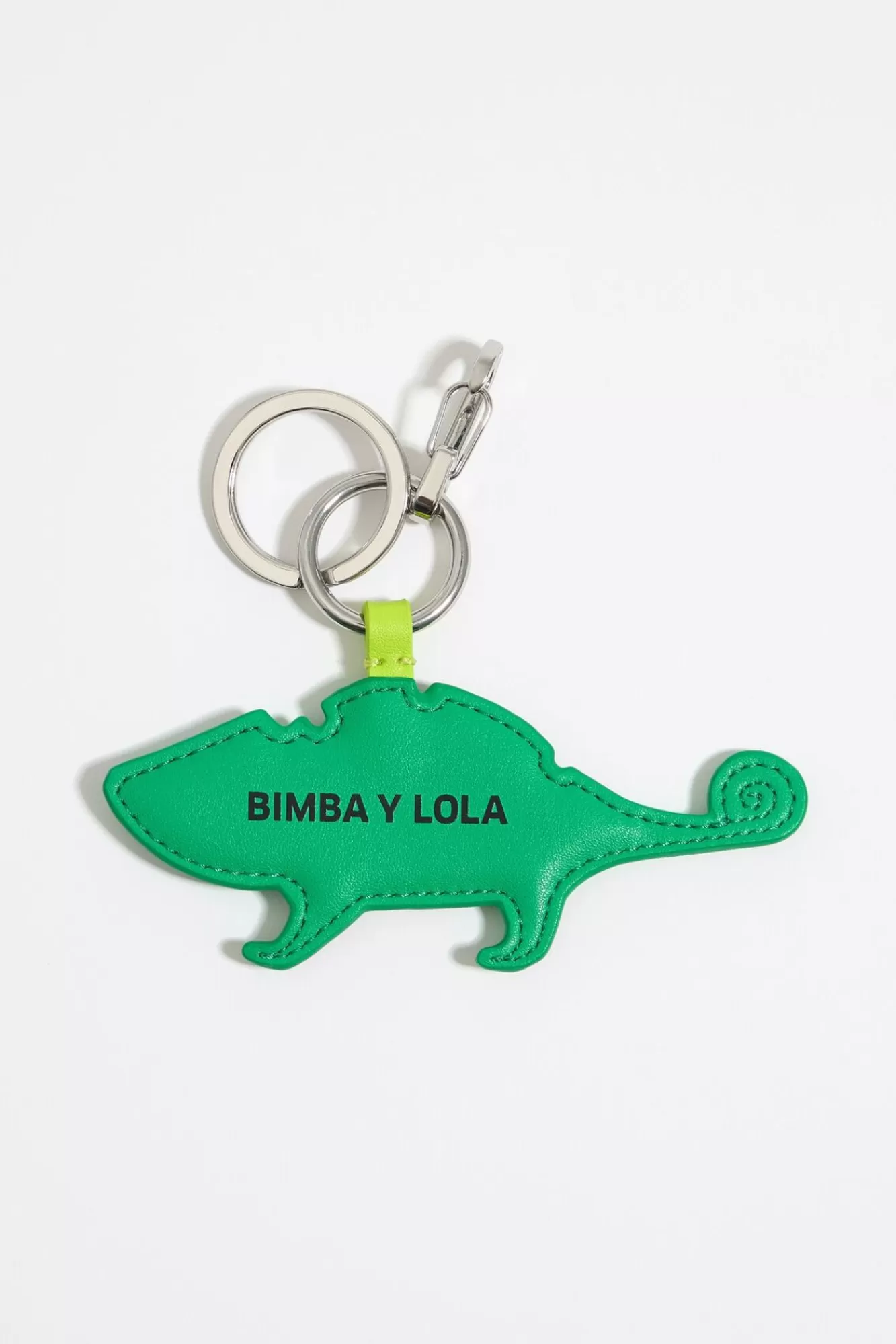 BIMBA Y LOLA Llavero Camaleon Piel Verde Online