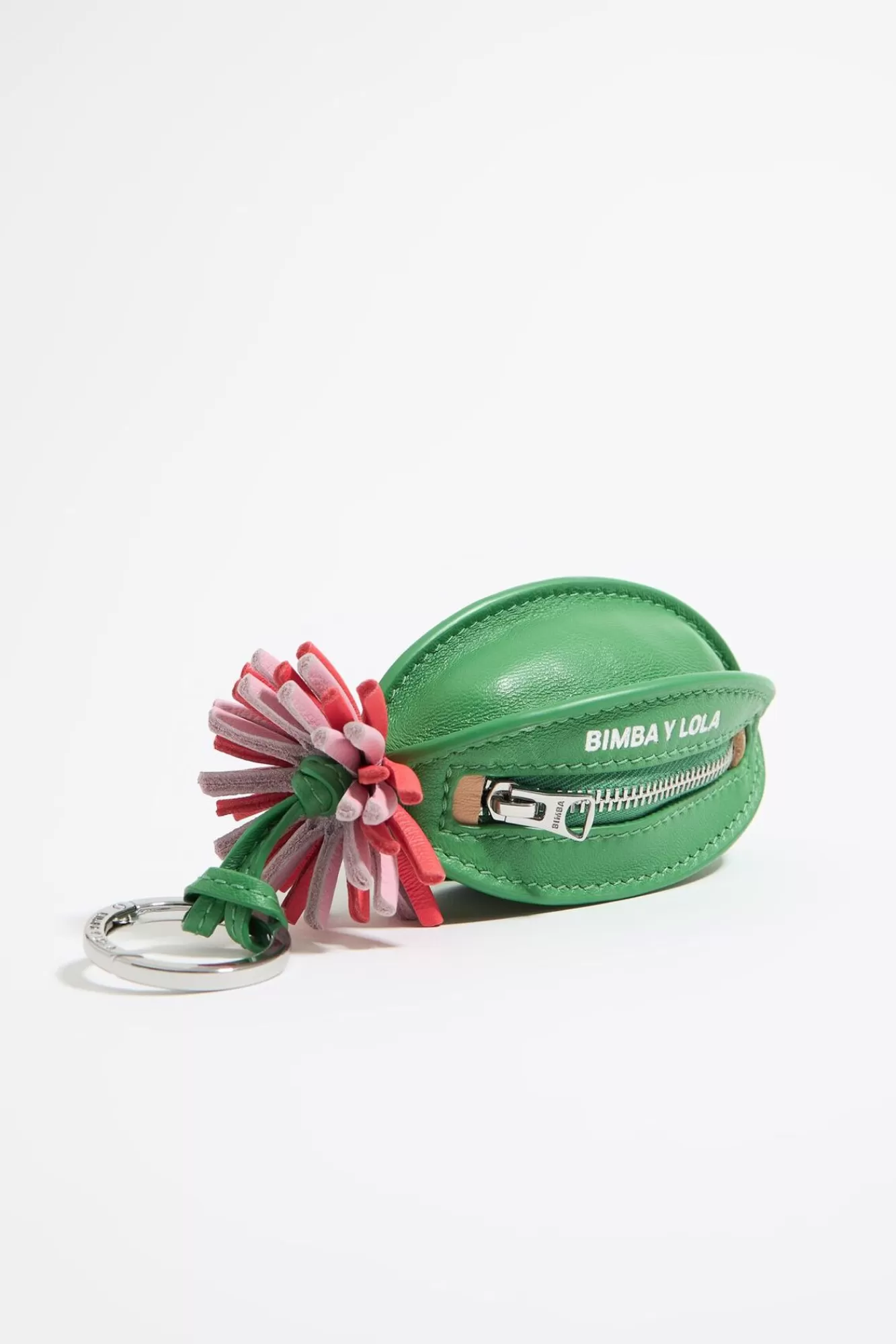 BIMBA Y LOLA Llavero Charm Pelota Piel Verde Best