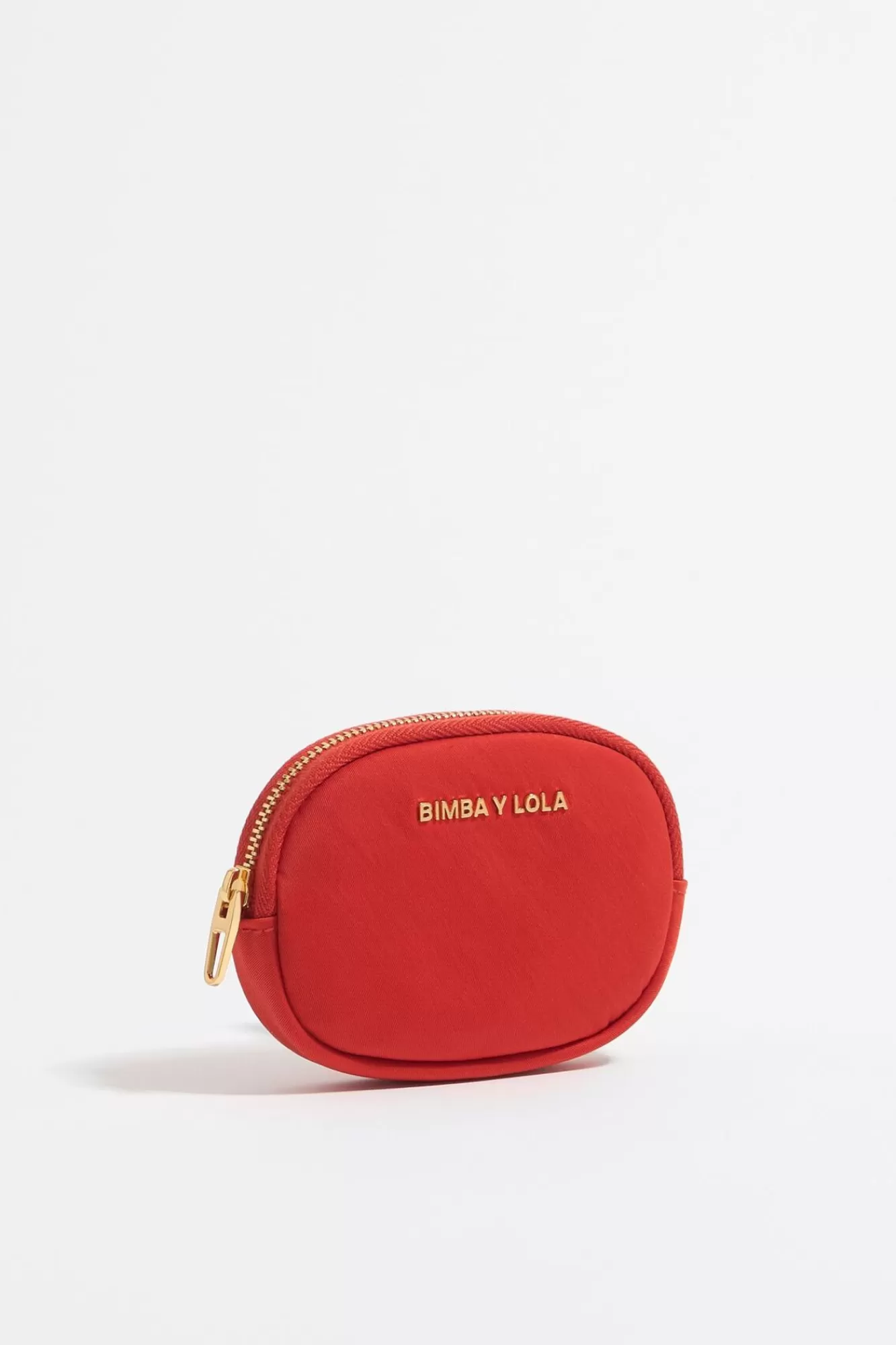 BIMBA Y LOLA Monedero Ovalado Nylon Coral Cheap