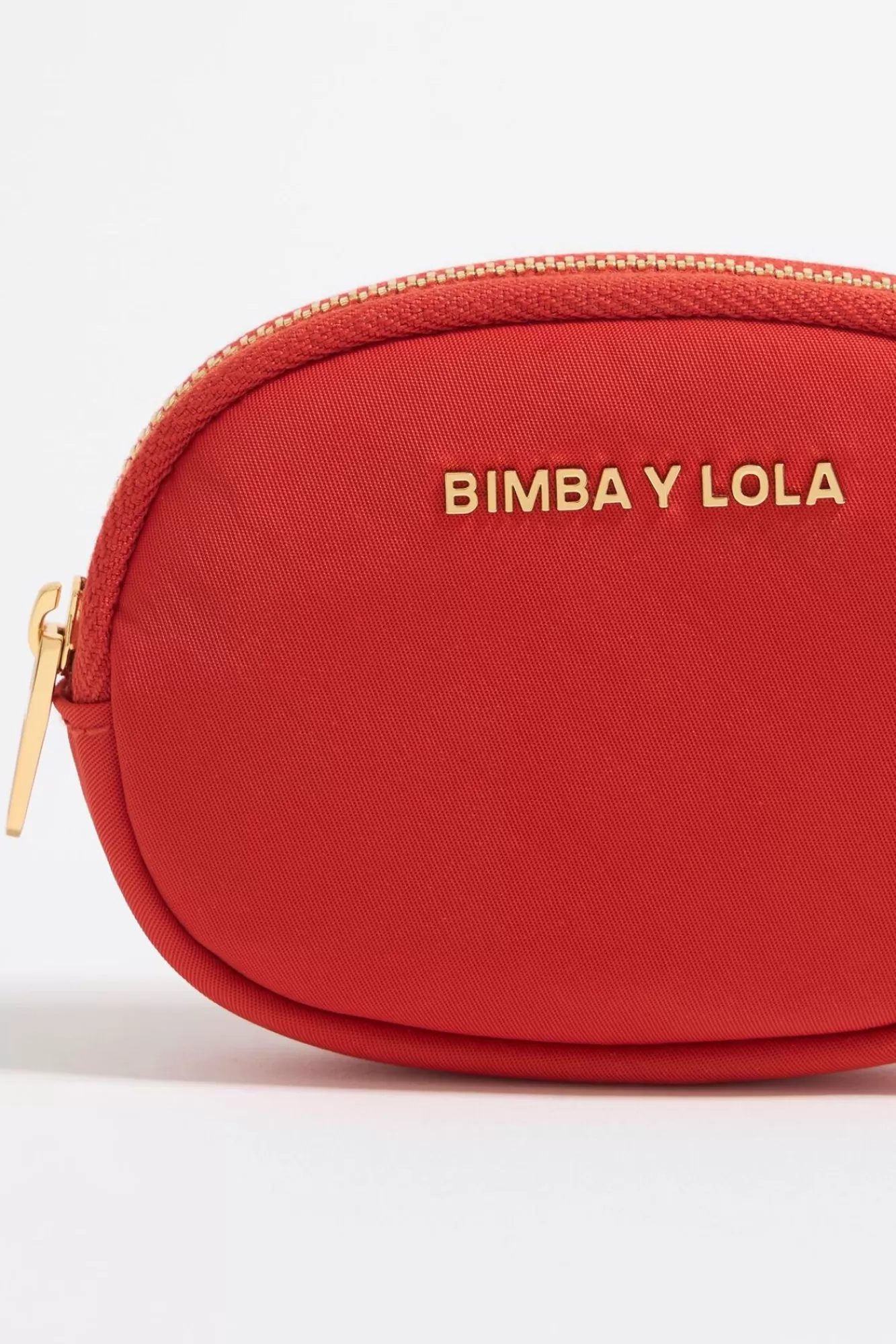 BIMBA Y LOLA Monedero Ovalado Nylon Coral Cheap