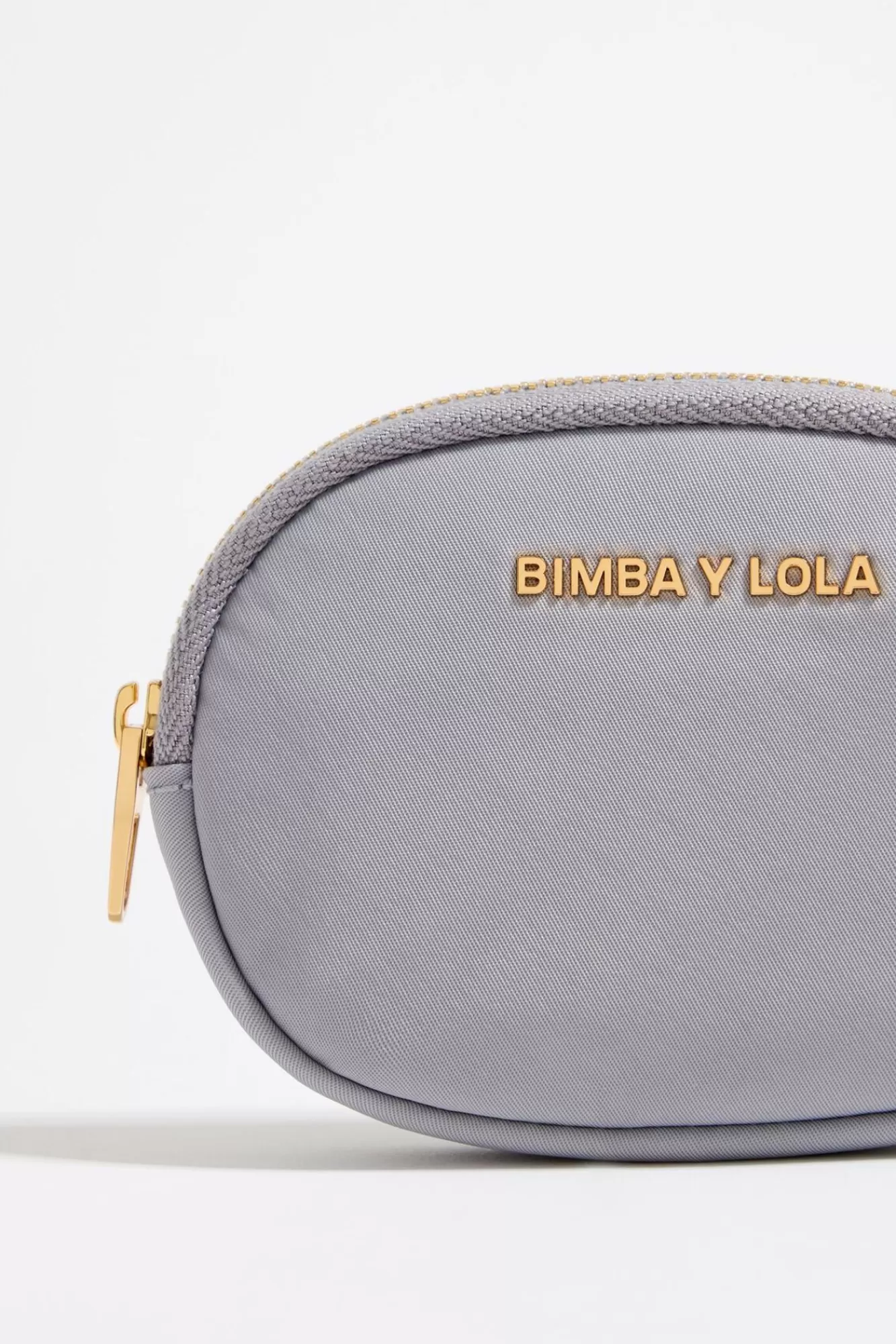 BIMBA Y LOLA Monedero Ovalado Nylon Lila Empolvado Store