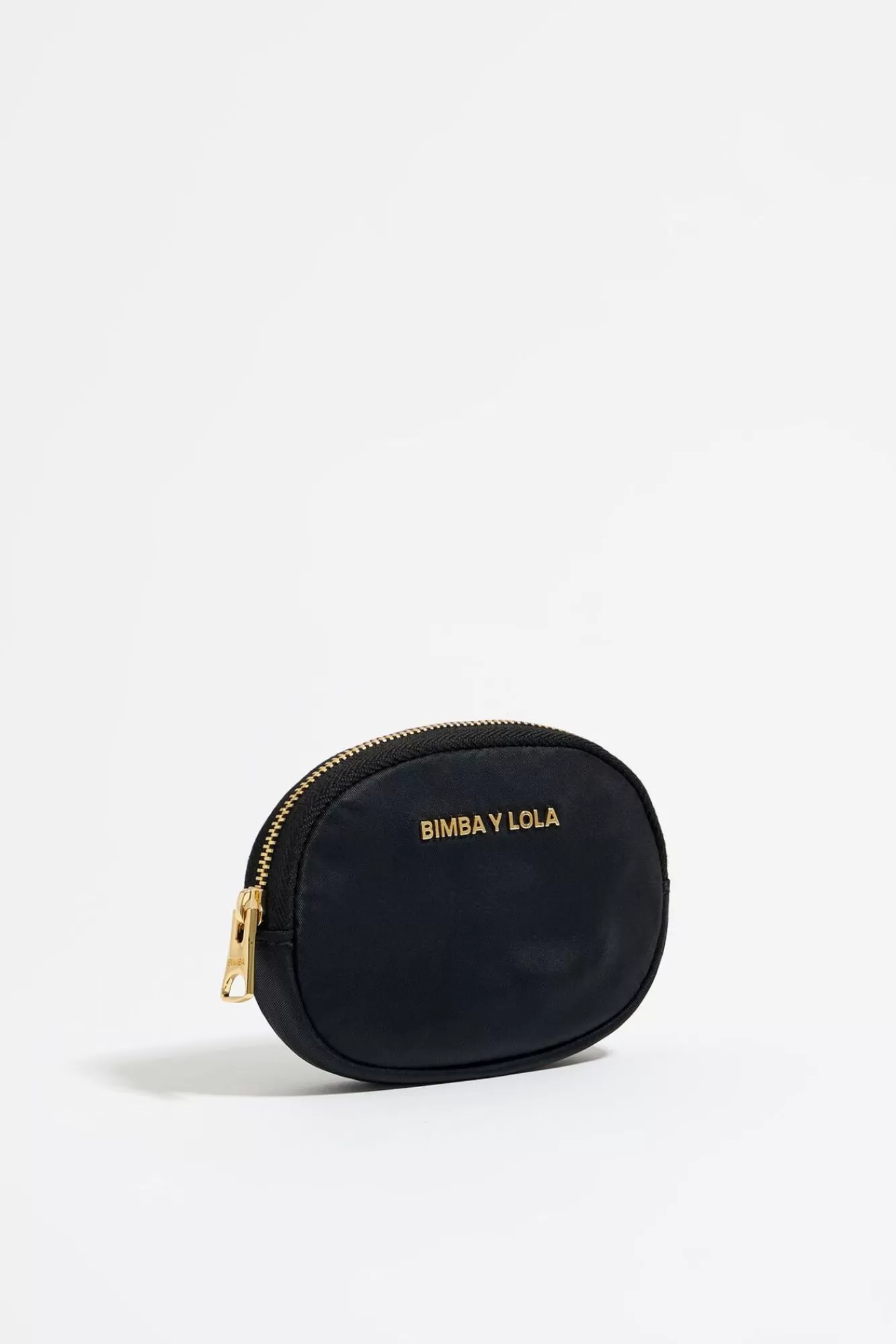 BIMBA Y LOLA Monedero Ovalado Nylon Negro Cheap