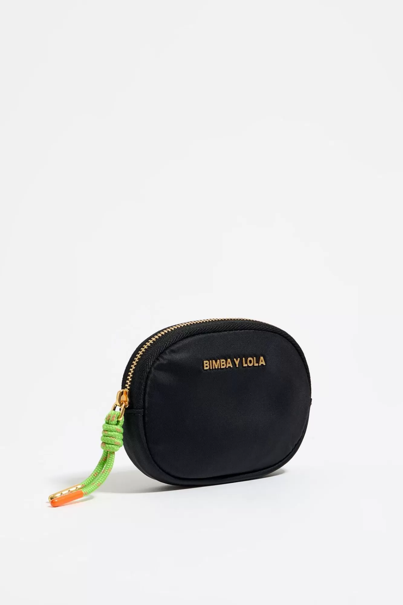 BIMBA Y LOLA Monedero Ovalado Nylon Negro Flash Sale