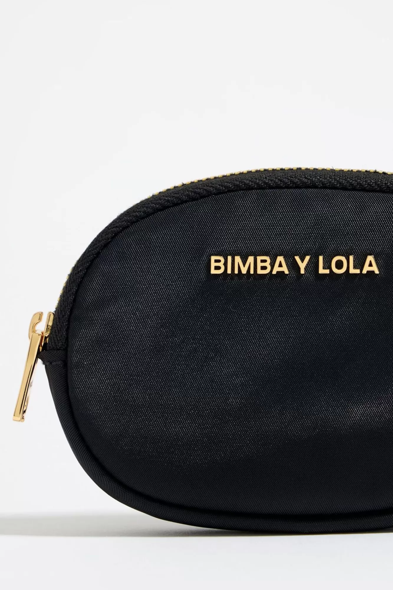 BIMBA Y LOLA Monedero Ovalado Nylon Negro Cheap