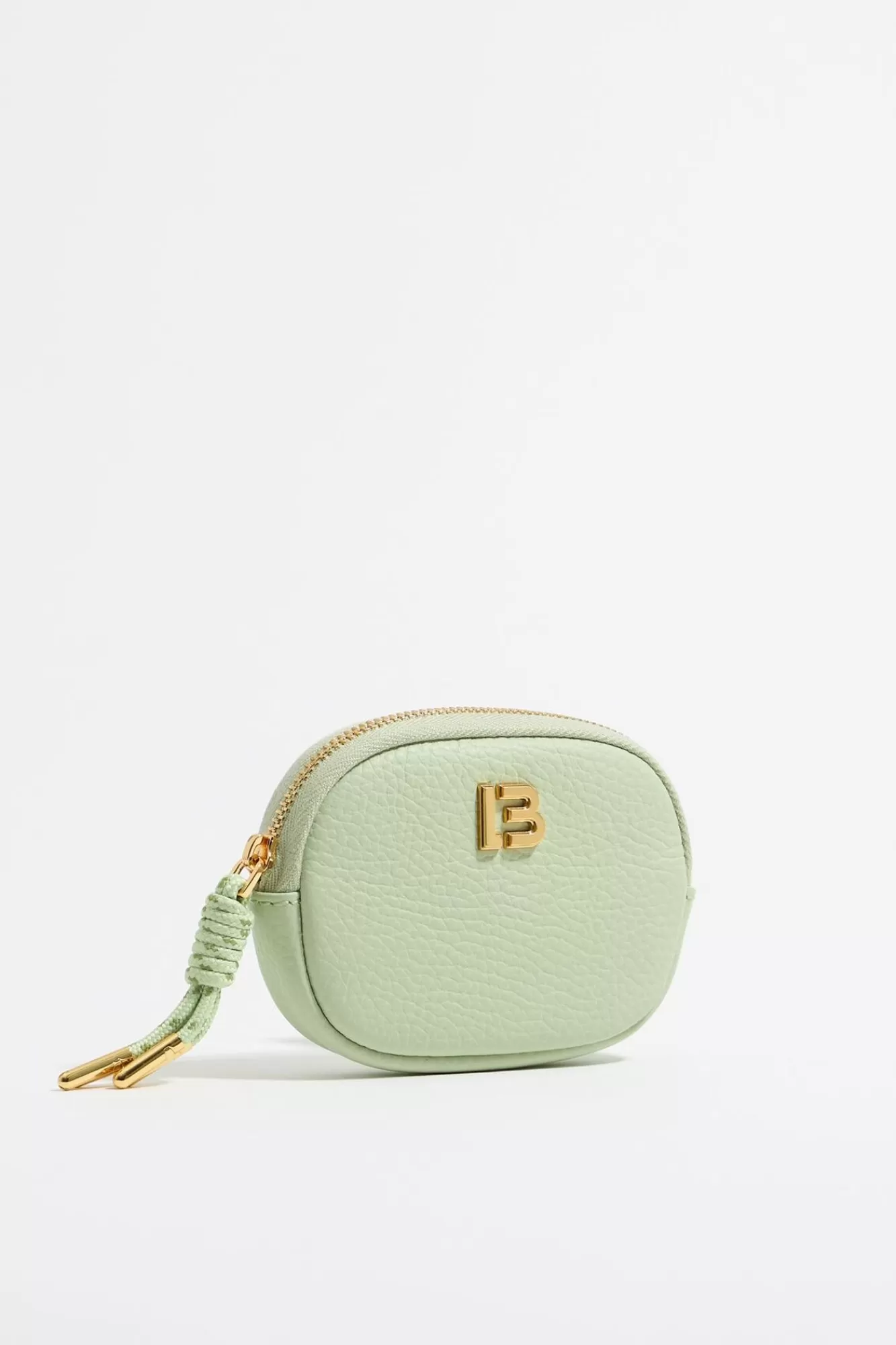 BIMBA Y LOLA Monedero Ovalado Piel Verde Pastel Shop