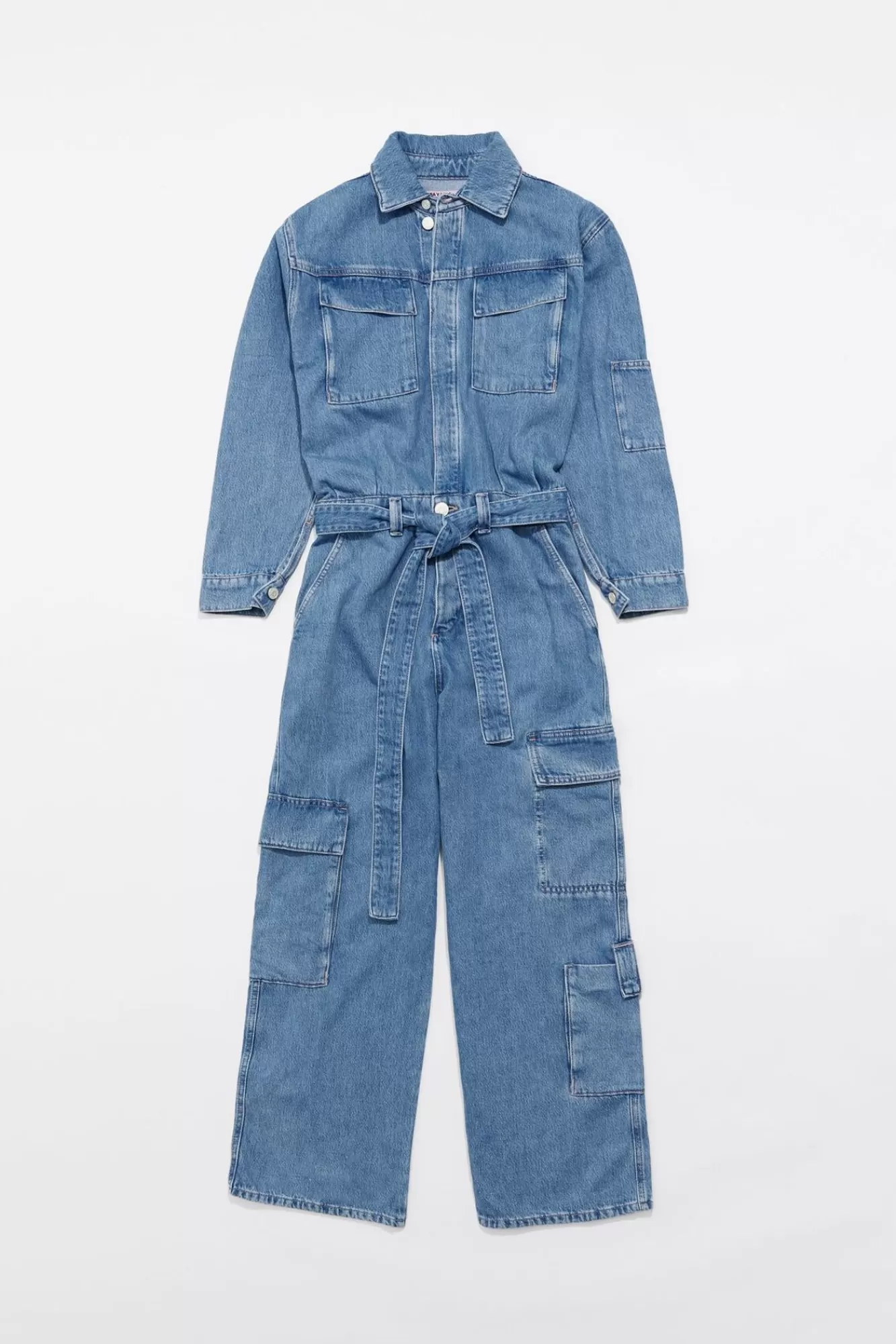 BIMBA Y LOLA Mono Denim Cargo Azul Clearance