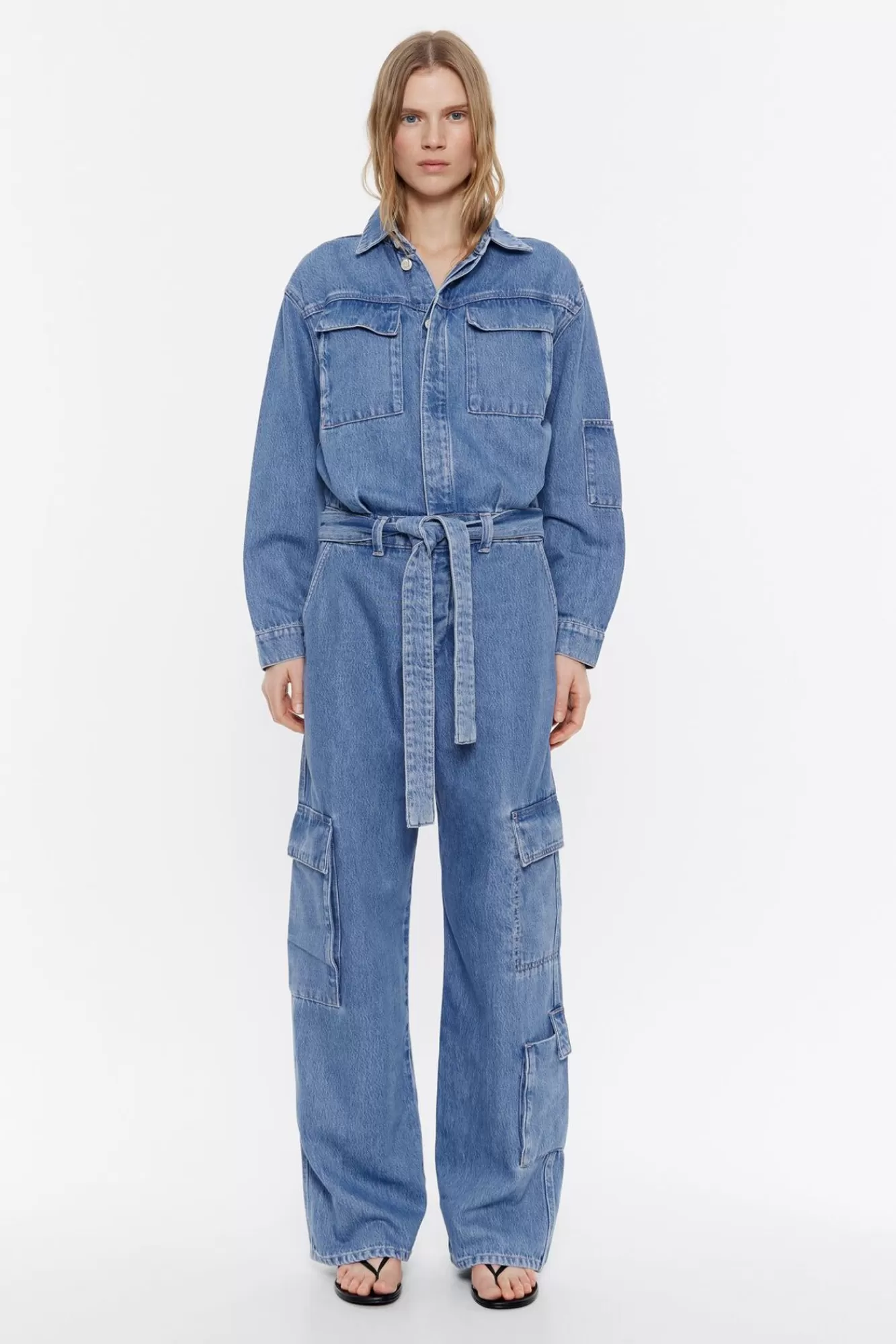 BIMBA Y LOLA Mono Denim Cargo Azul Online