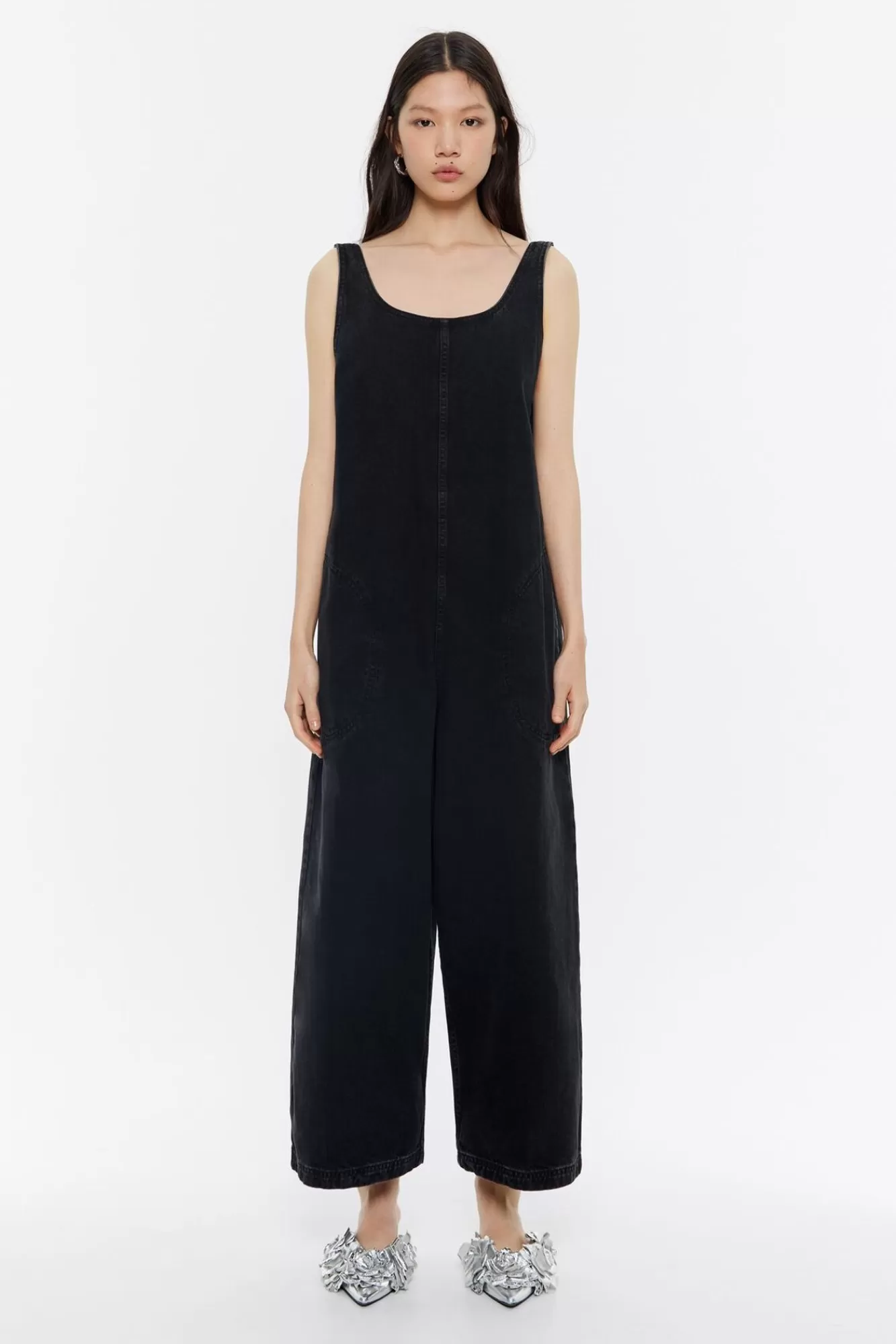 BIMBA Y LOLA Mono Largo Denim Negro Clearance