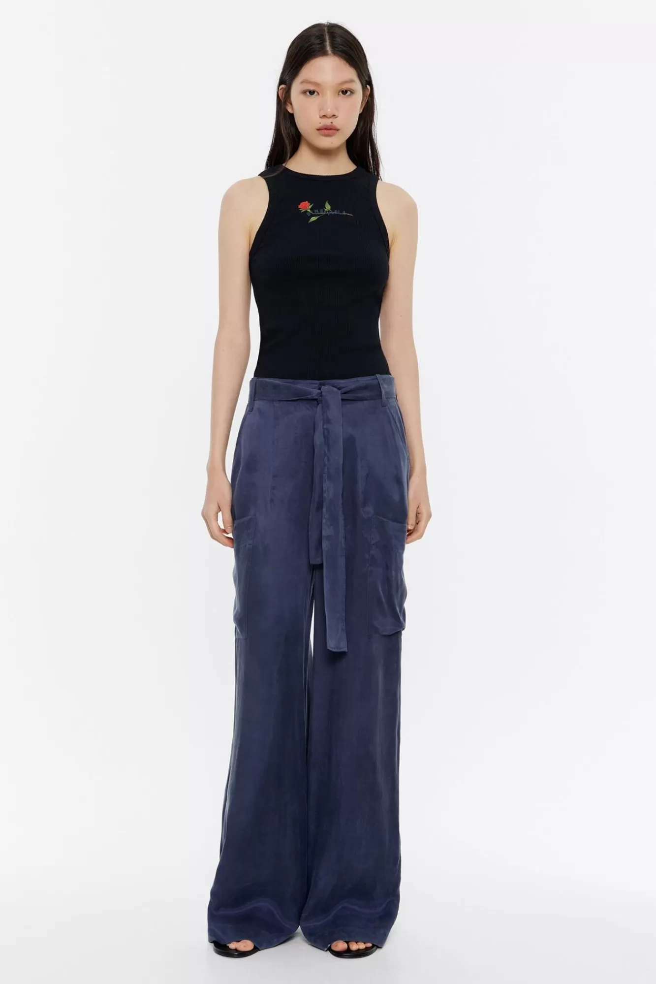 BIMBA Y LOLA Pantalon Carrot Azul Lavado Best