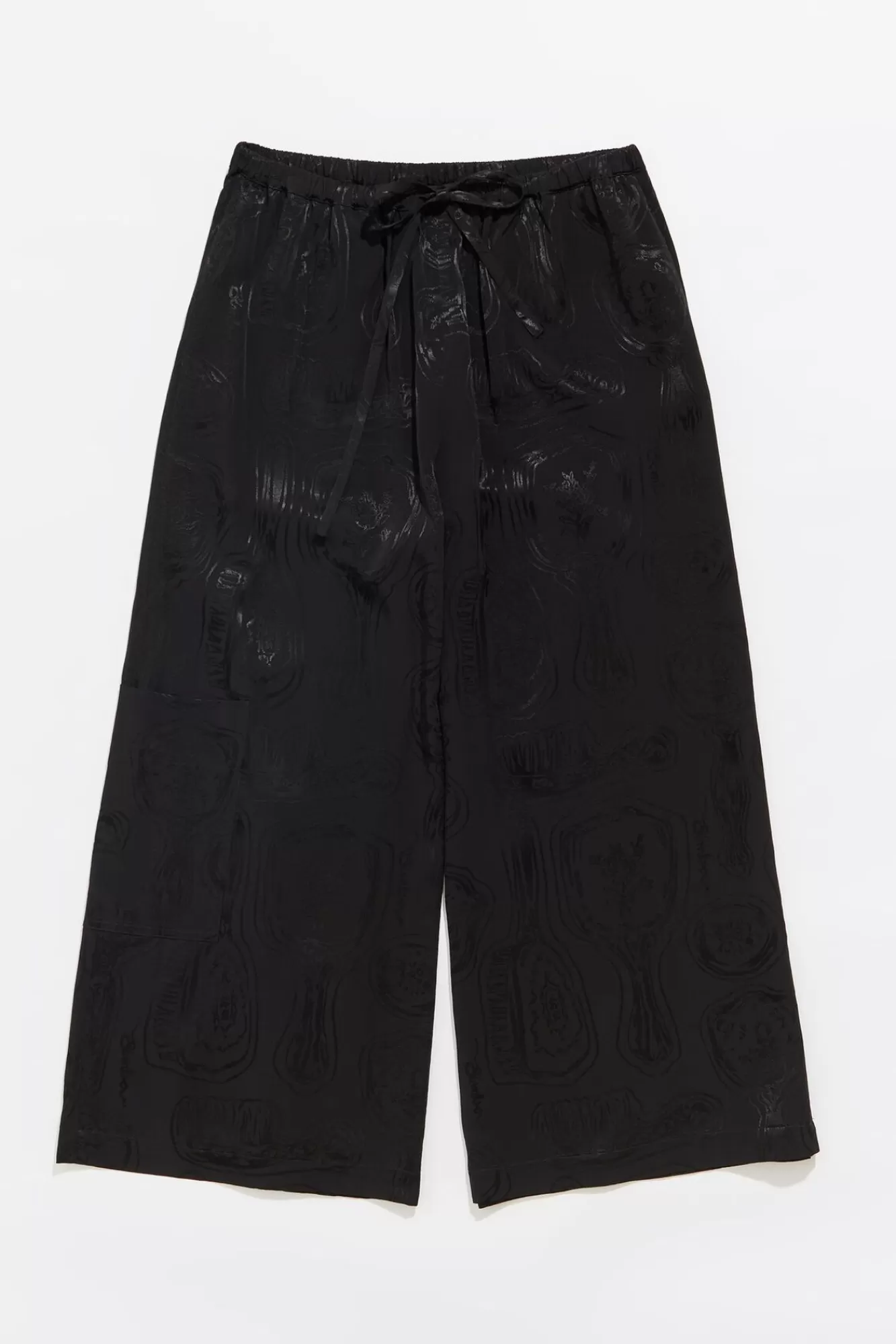 BIMBA Y LOLA Pantalon Jogger Jacquard Mirrors Negro Discount