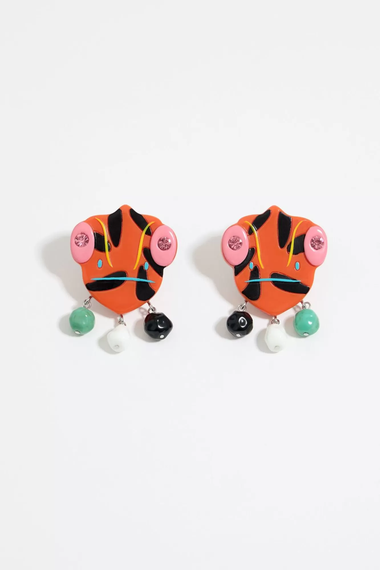 BIMBA Y LOLA Pendientes Camaleones Resina Multicolor Discount