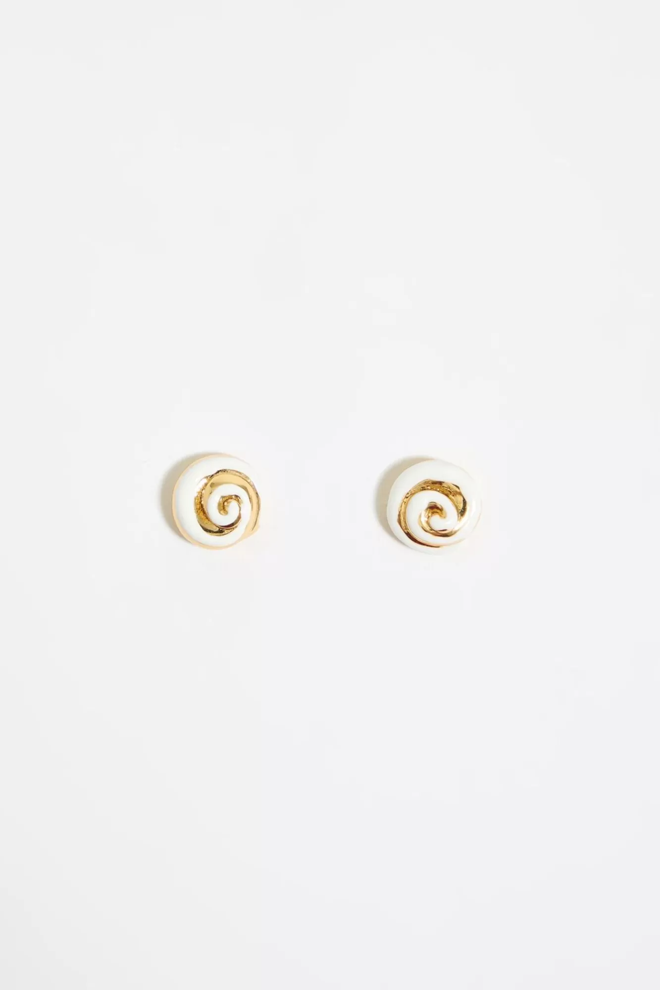 BIMBA Y LOLA Pendientes Caracolas Marfil Clearance