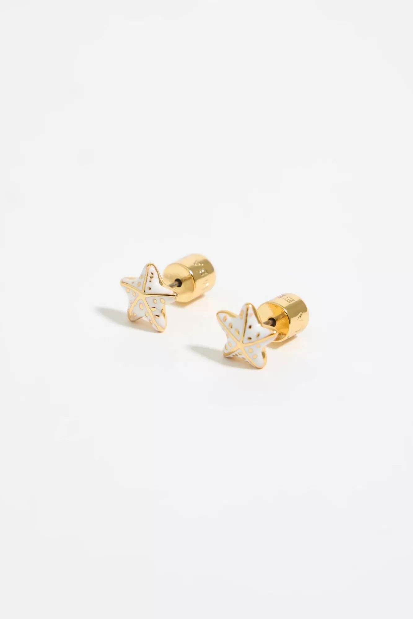 BIMBA Y LOLA Pendientes Estrella De Mar Marfil Store