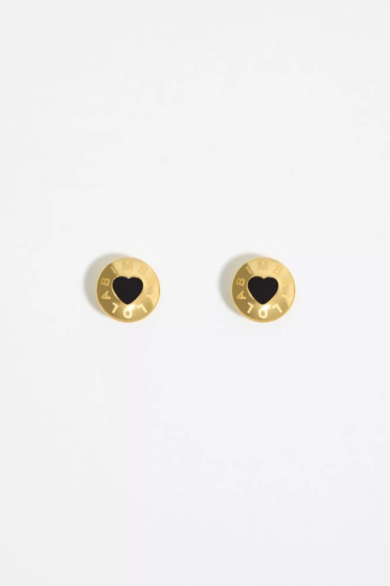 BIMBA Y LOLA Pendientes Logo Candy Corazon Negro Shop