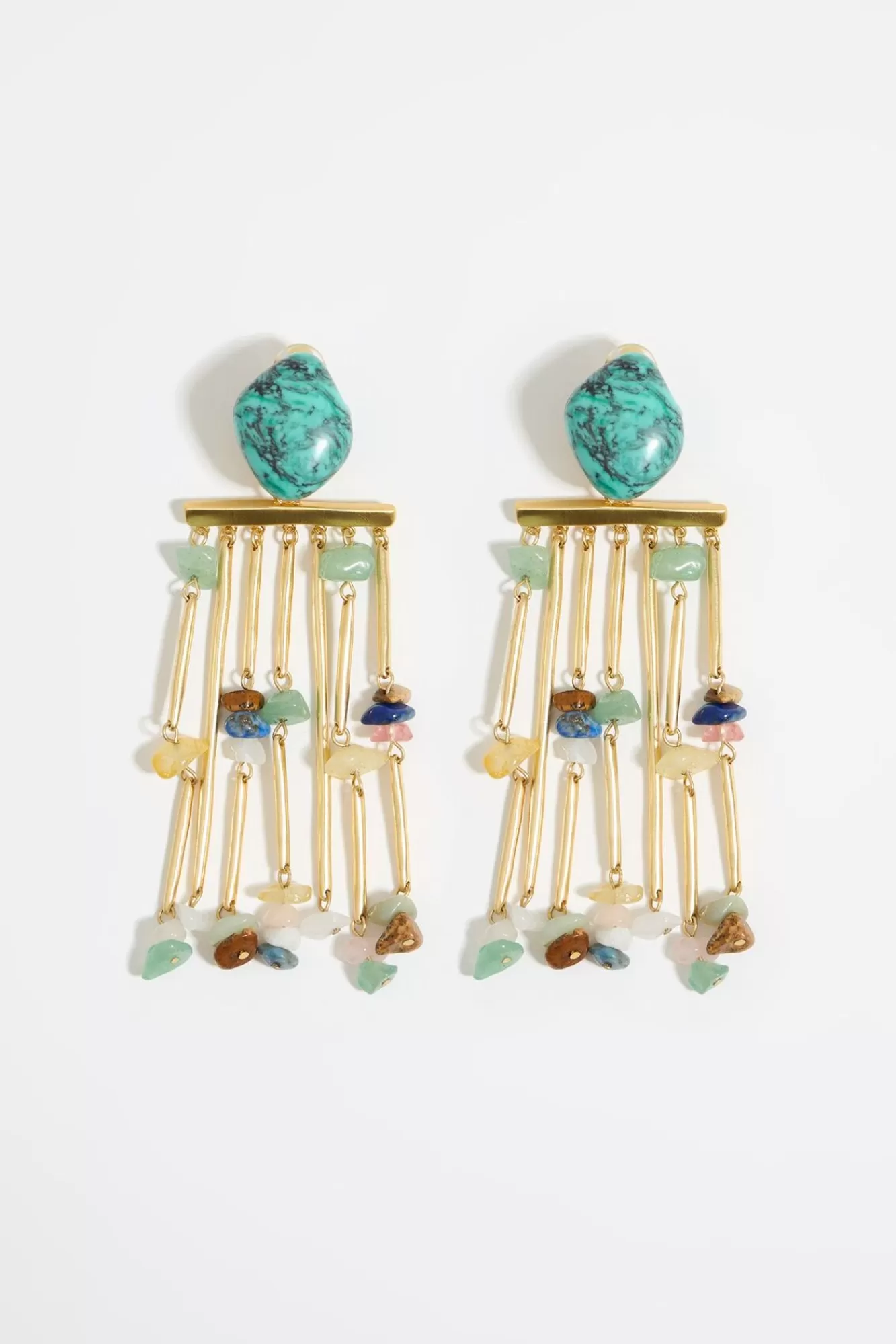 BIMBA Y LOLA Pendientes Piedras Multicolores Best Sale