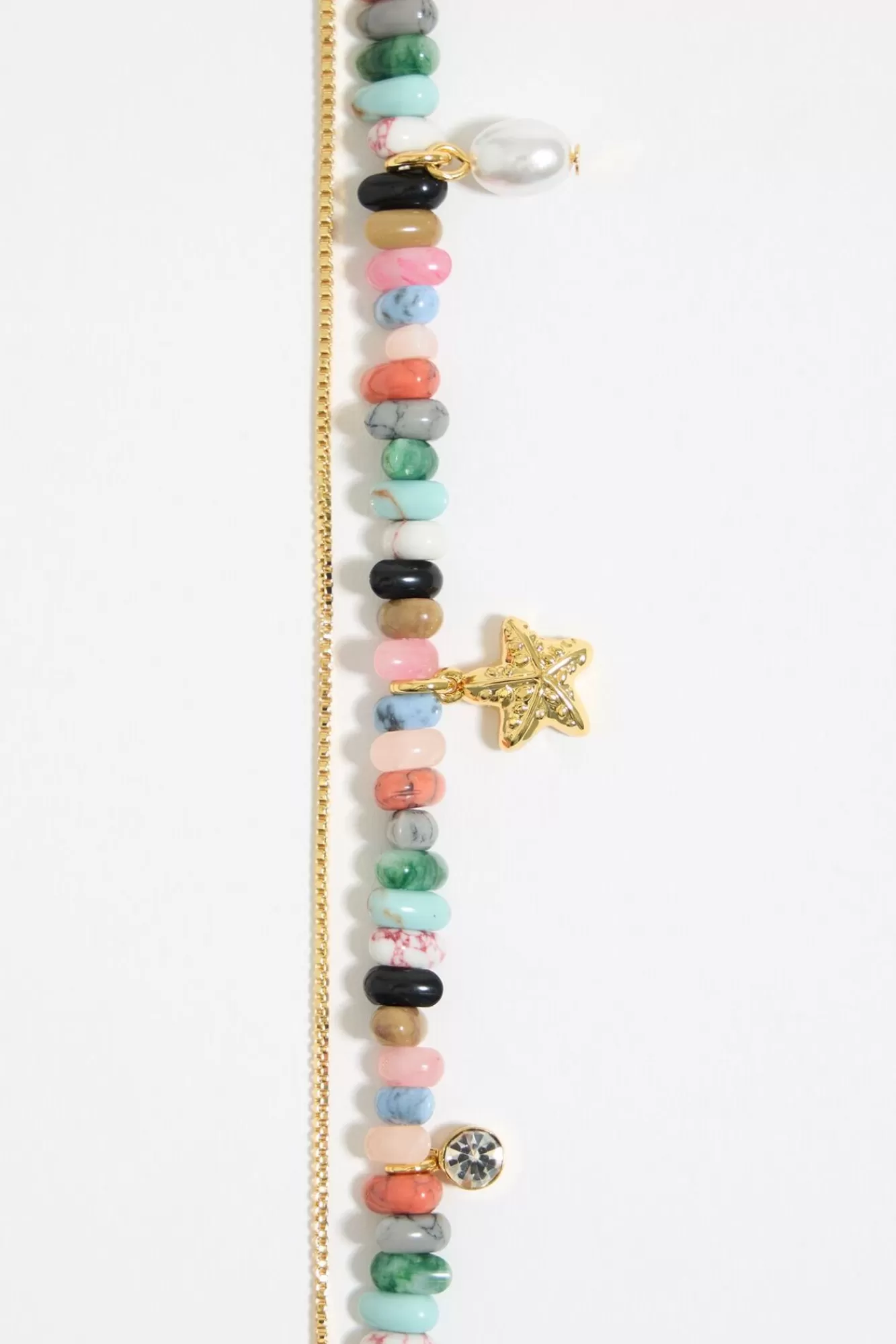 BIMBA Y LOLA Pulsera Doble Piedras Multicolor Outlet