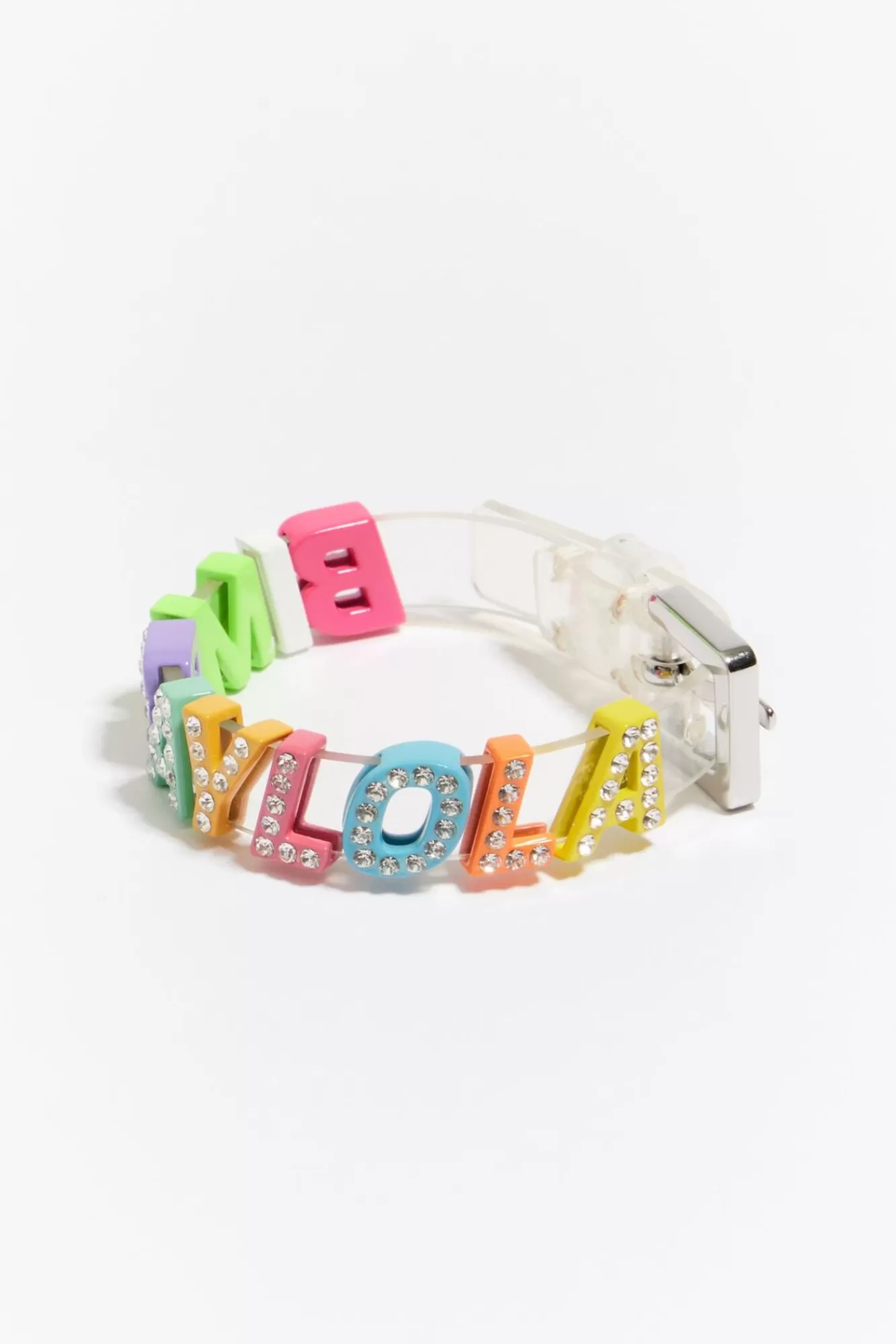 BIMBA Y LOLA Pulsera Letras Logo Transparente Best