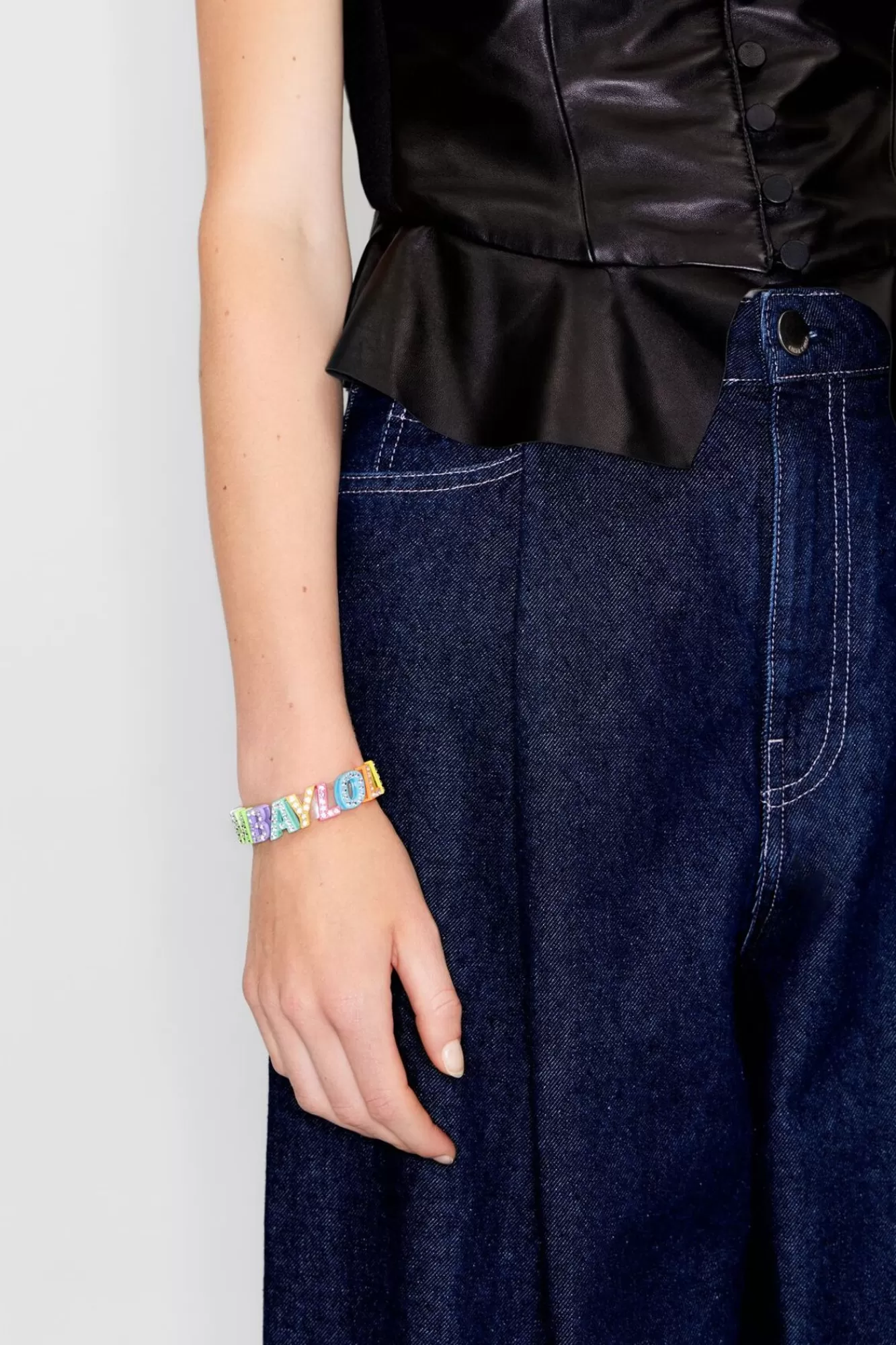 BIMBA Y LOLA Pulsera Letras Logo Transparente Best