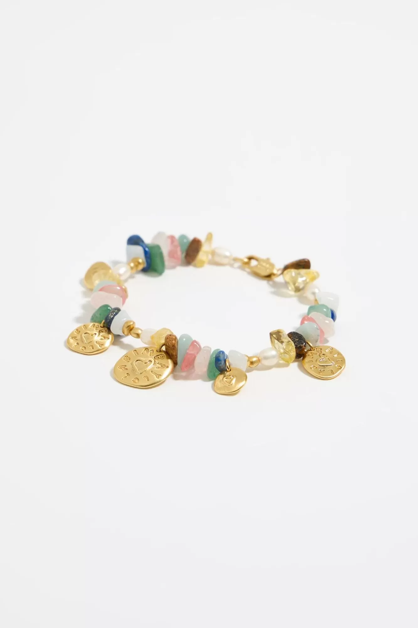 BIMBA Y LOLA Pulsera Logo Piedras Multicolores Discount