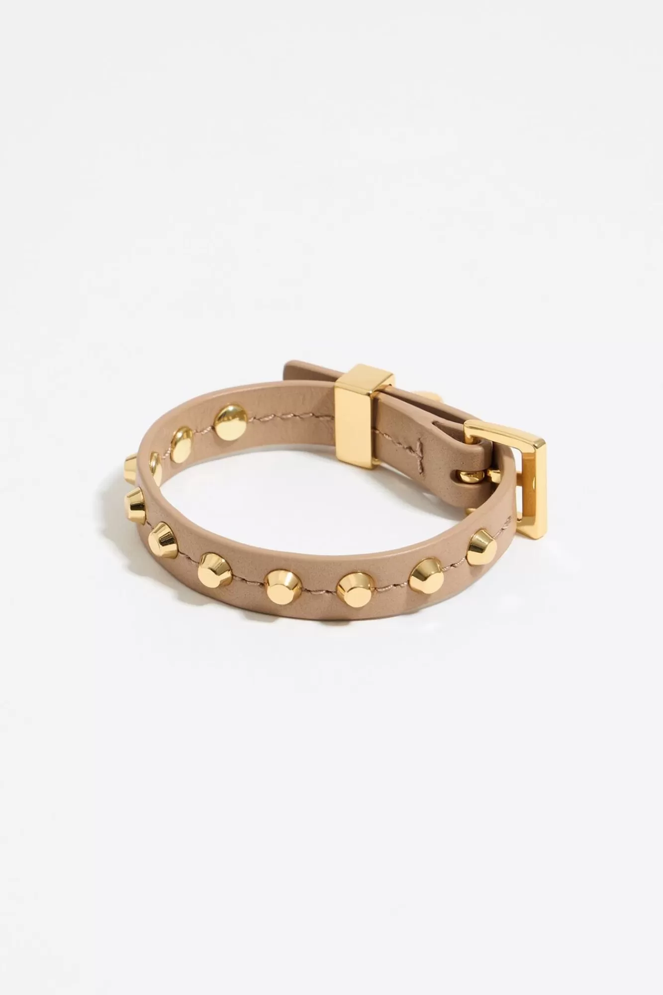 BIMBA Y LOLA Pulsera Piel Tachas Arena Discount