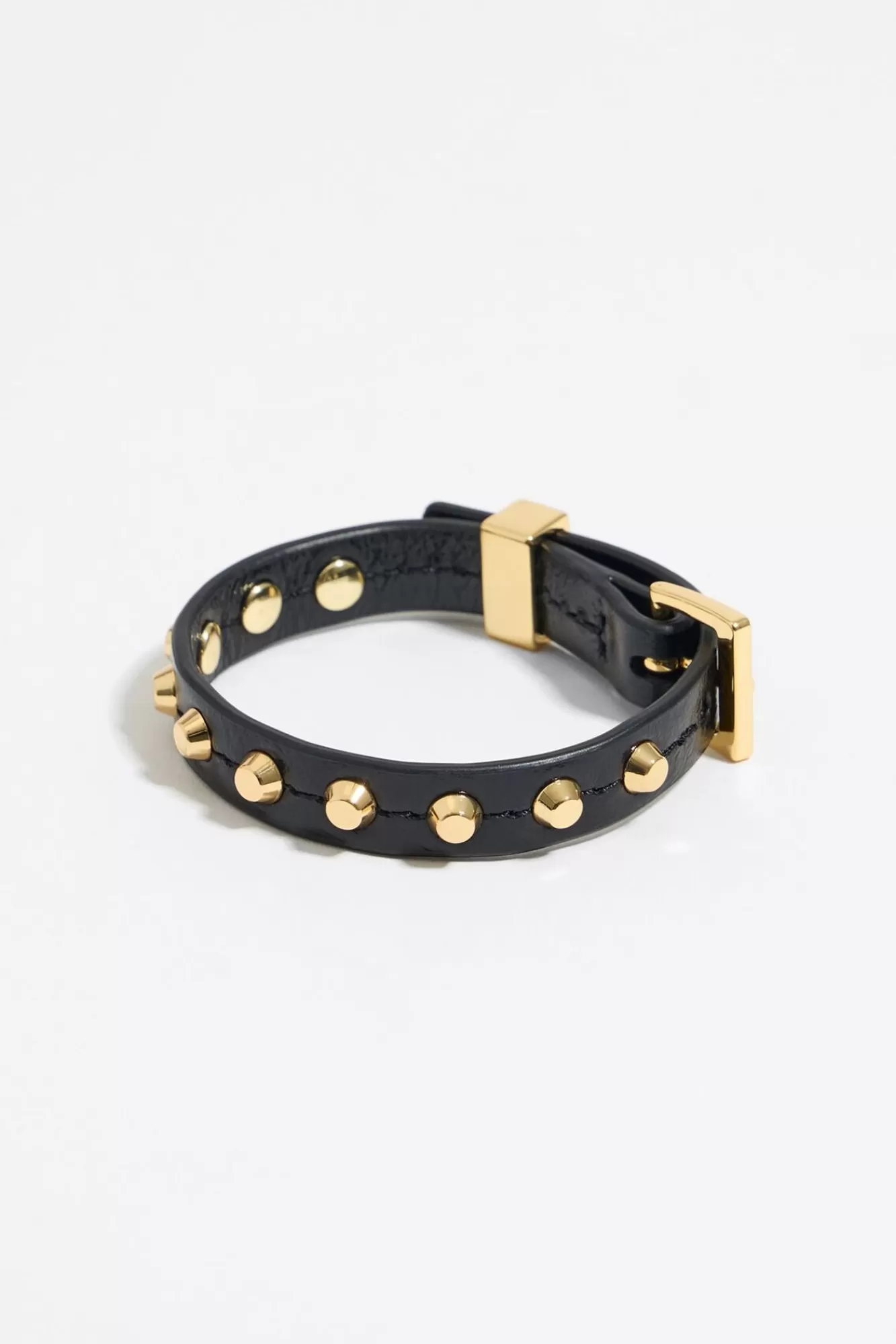 BIMBA Y LOLA Pulsera Piel Tachas Negra Best Sale