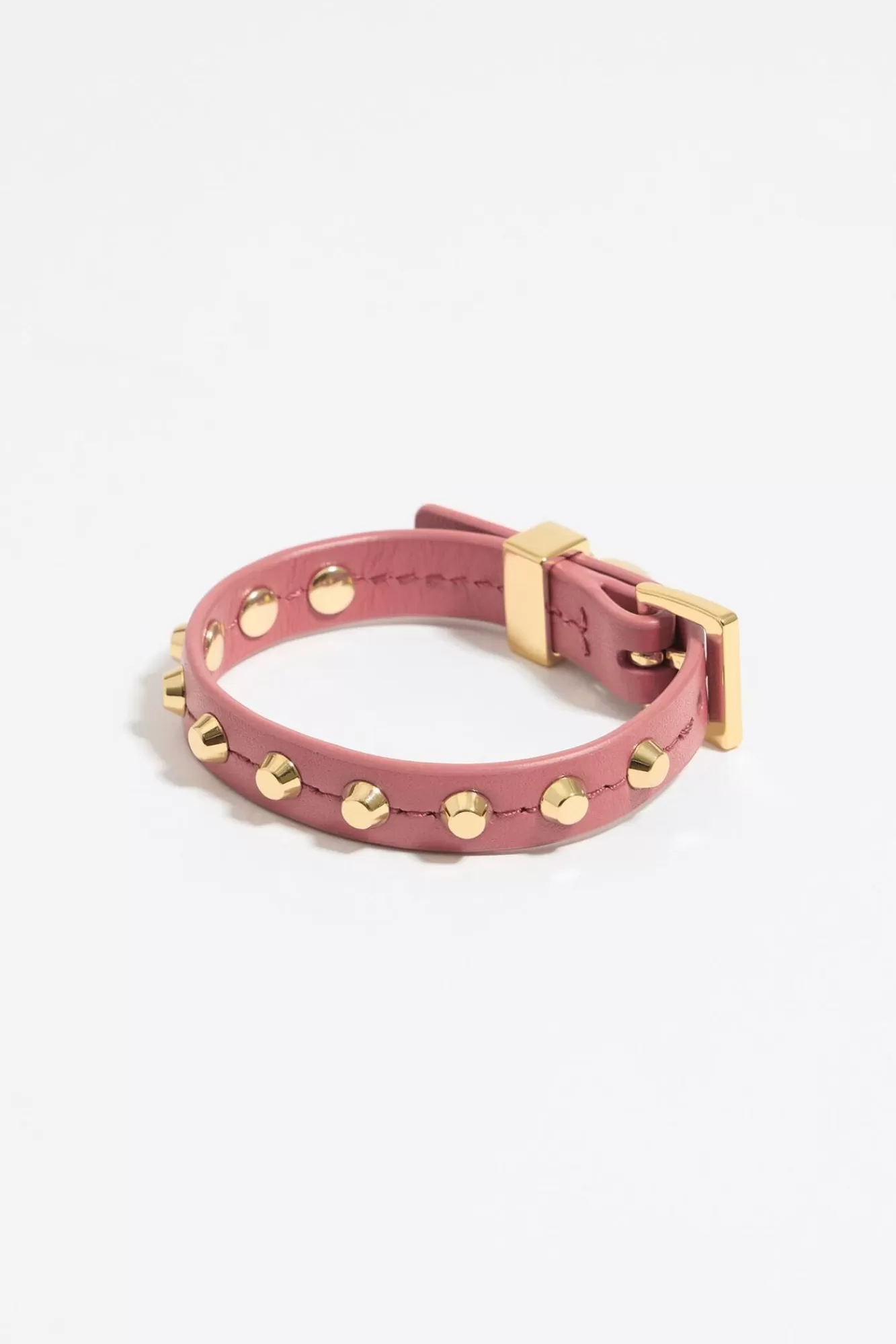 BIMBA Y LOLA Pulsera Piel Tachas Rosa Best Sale