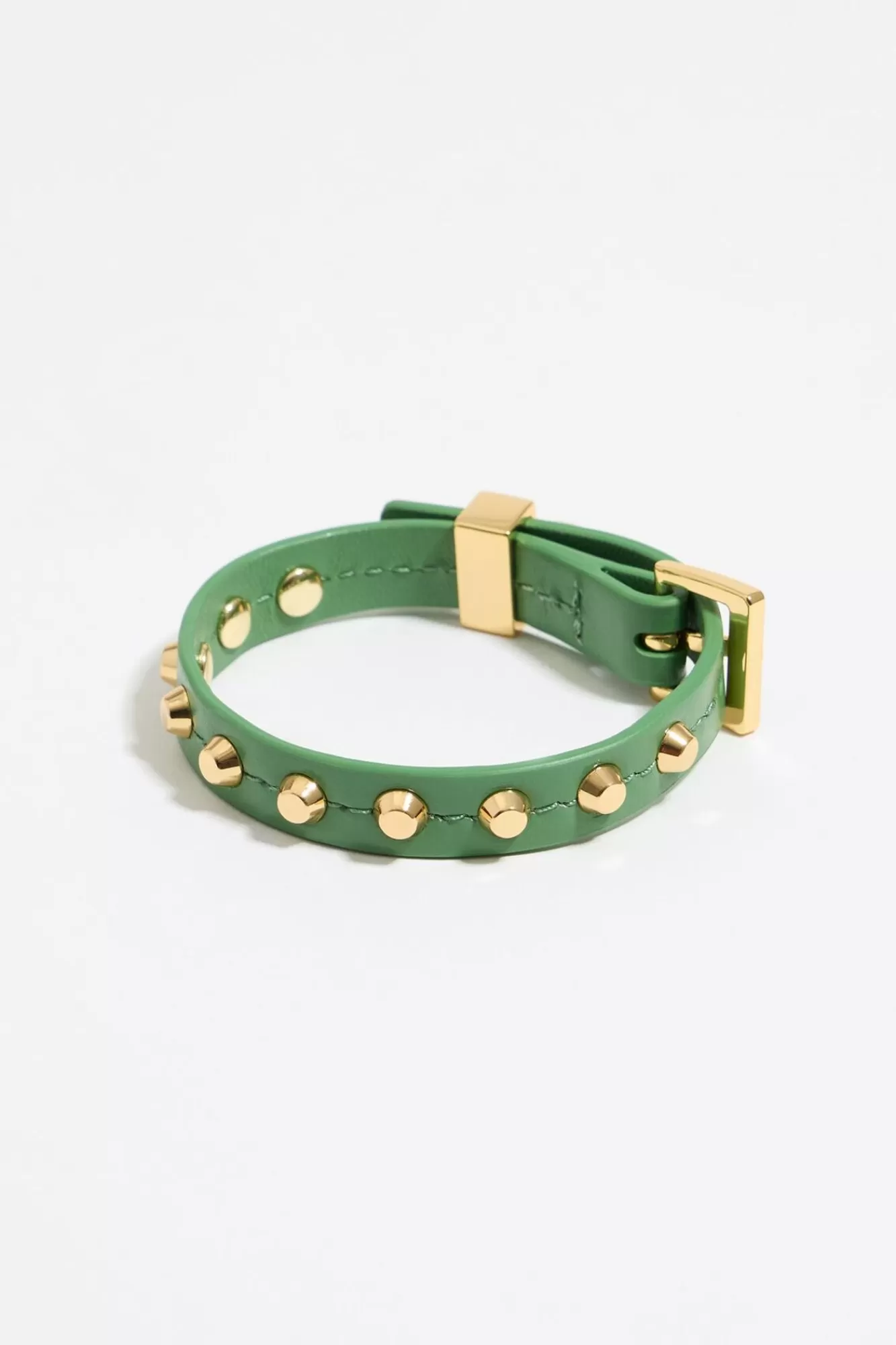 BIMBA Y LOLA Pulsera Piel Tachas Verde Online