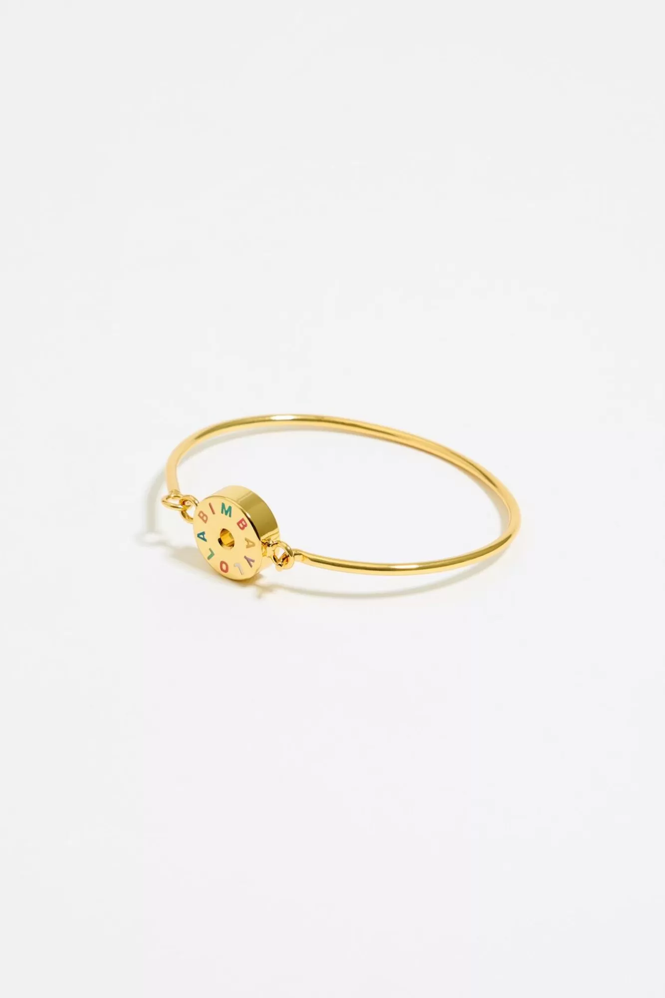 BIMBA Y LOLA Pulsera Rigida Logo Dorada Fashion