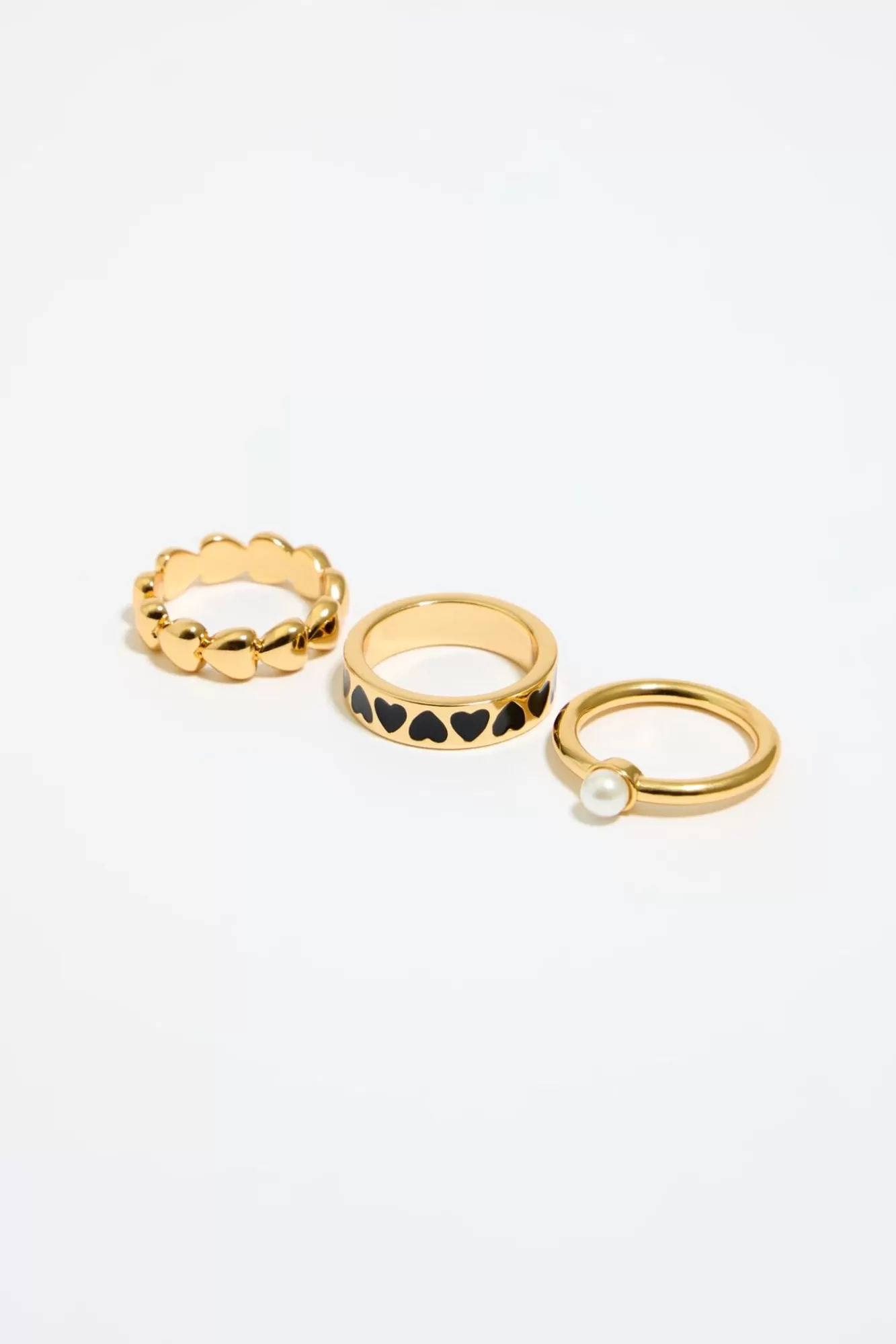 BIMBA Y LOLA Set Anillos Dorados Best Sale