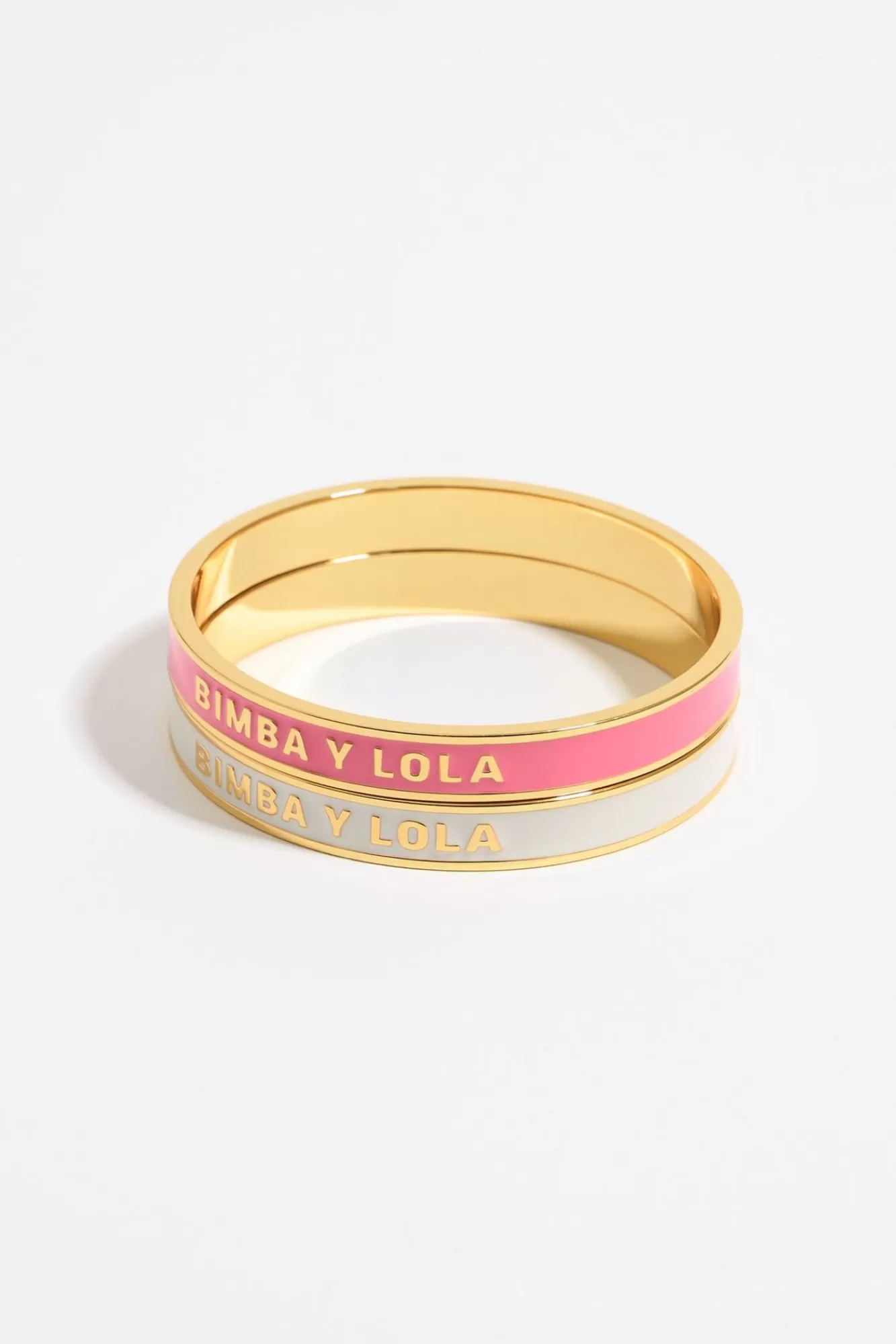 BIMBA Y LOLA Set Pulseras Logo Esmalte Best