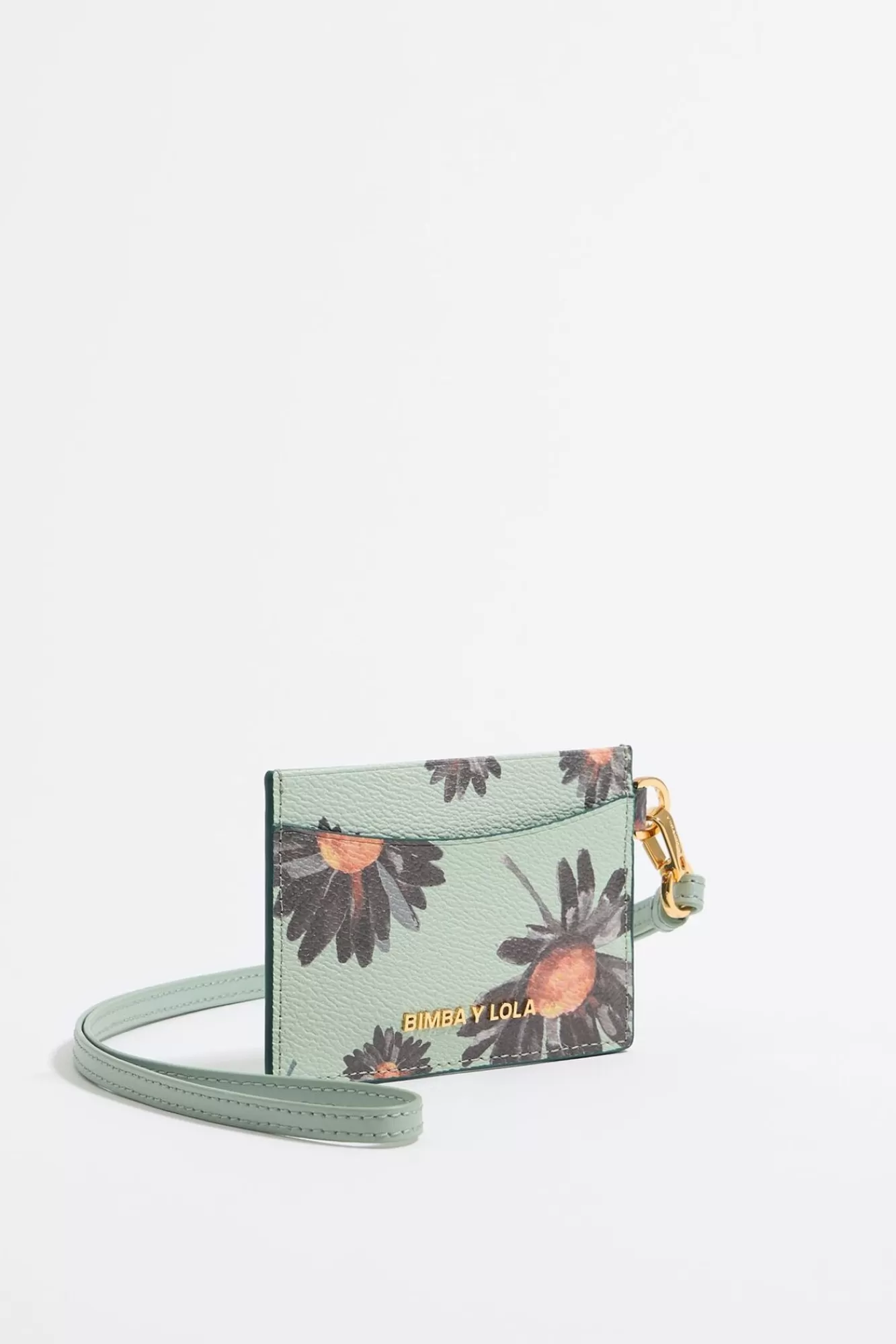 BIMBA Y LOLA Tarjetero Daisy Verde Fashion