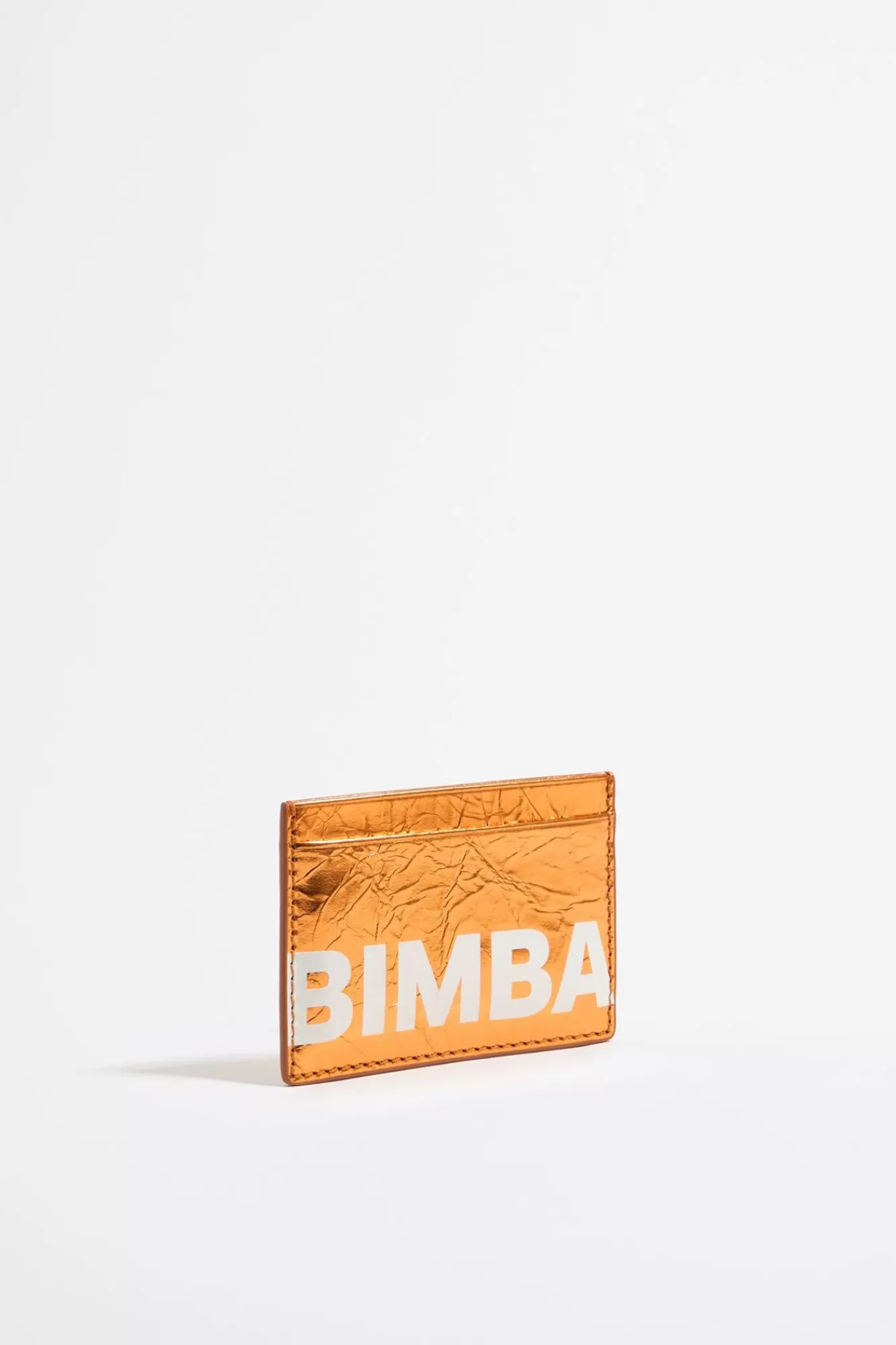 BIMBA Y LOLA Tarjetero Piel Naranja Sale