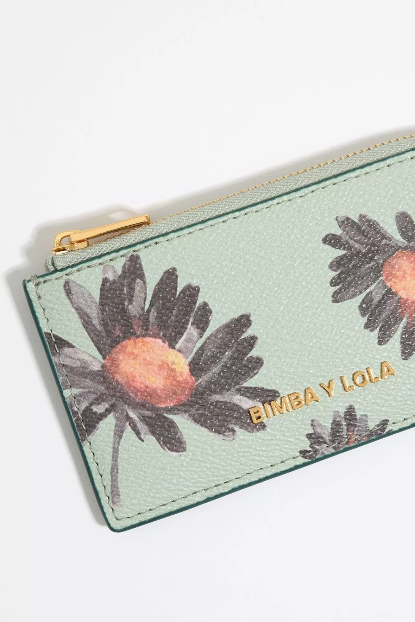 BIMBA Y LOLA Tarjetero-Monedero Daisy Verde Cheap