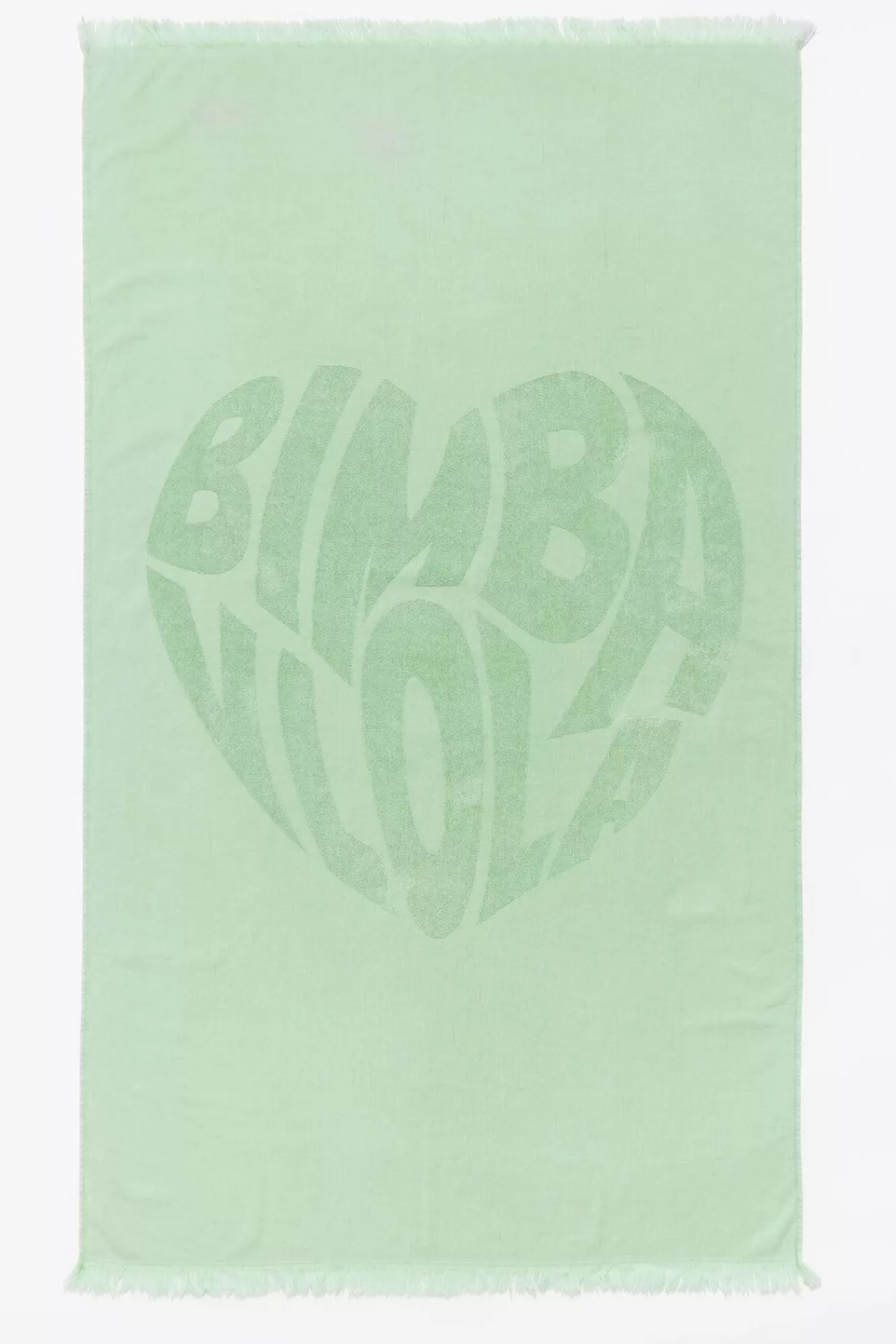 BIMBA Y LOLA Toalla Logo Corazon Jacquard Verde Best Sale