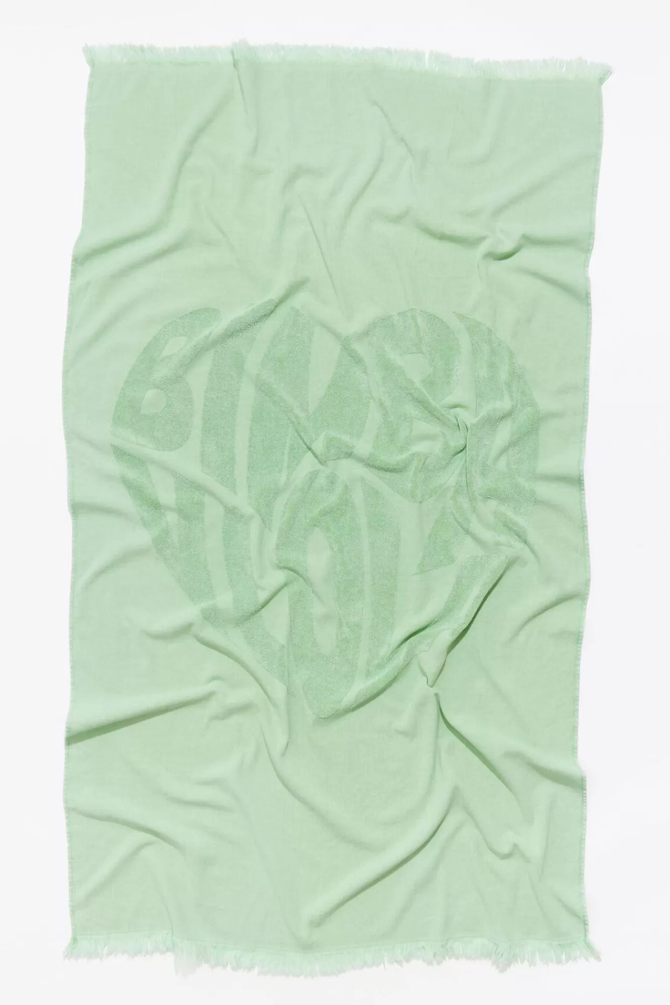 BIMBA Y LOLA Toalla Logo Corazon Jacquard Verde Best Sale