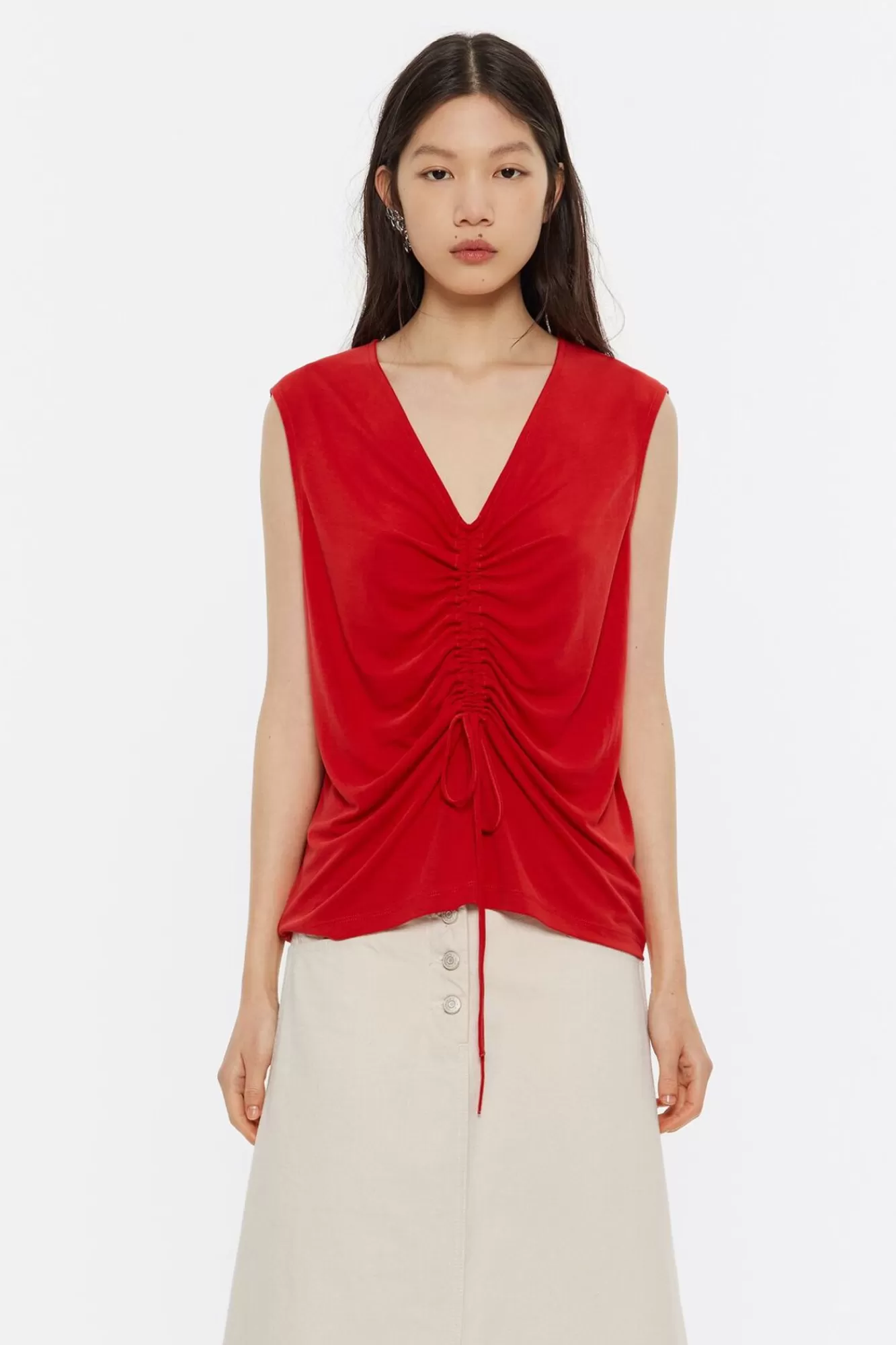 BIMBA Y LOLA Top Recto Rojo Discount