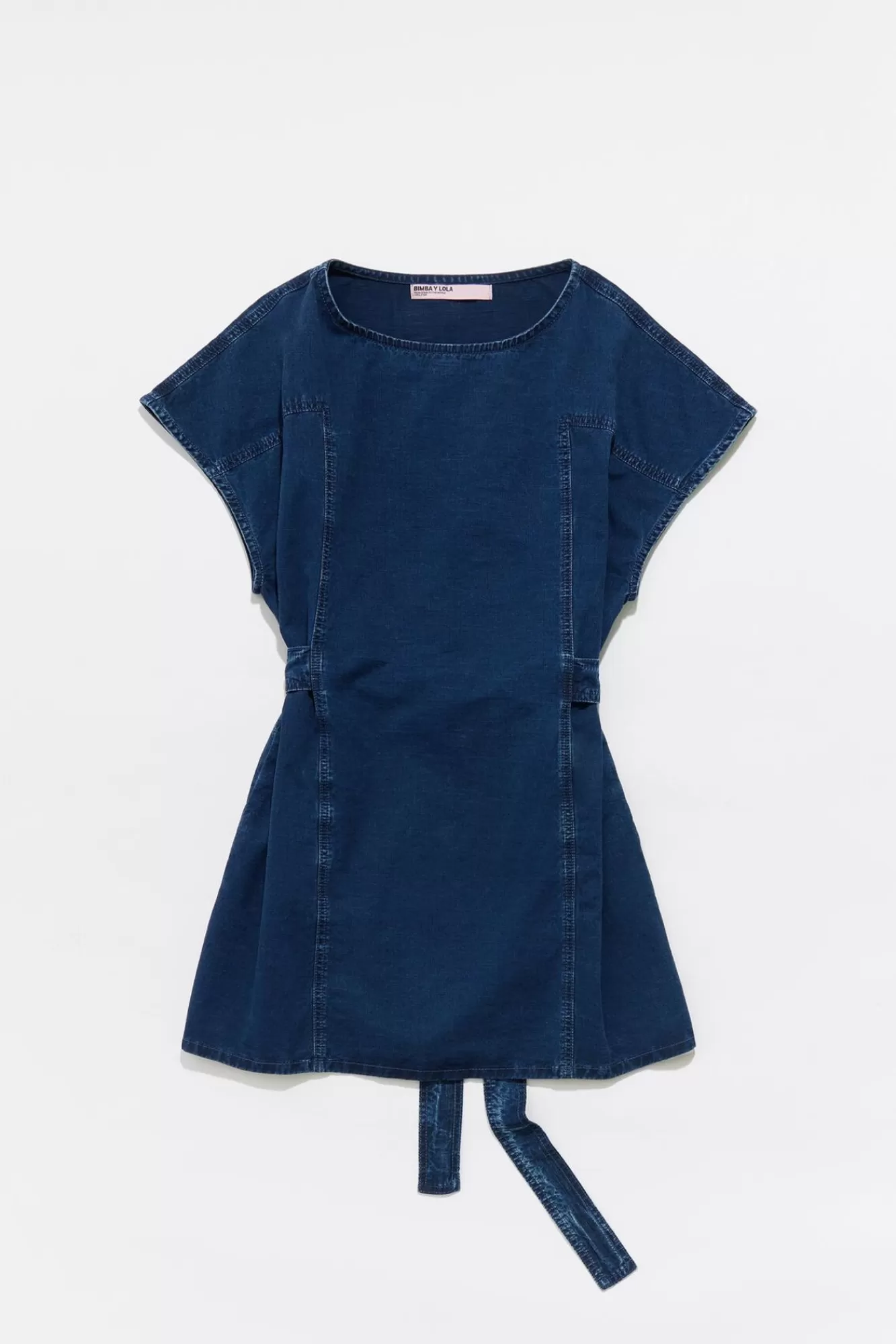 BIMBA Y LOLA Vestido Corto Denim Indigo Oscuro Outlet